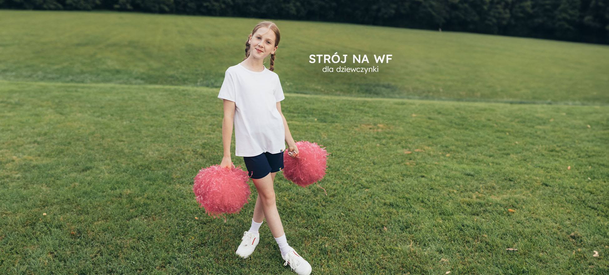dziewczynka strój na zajęcia sportowe
