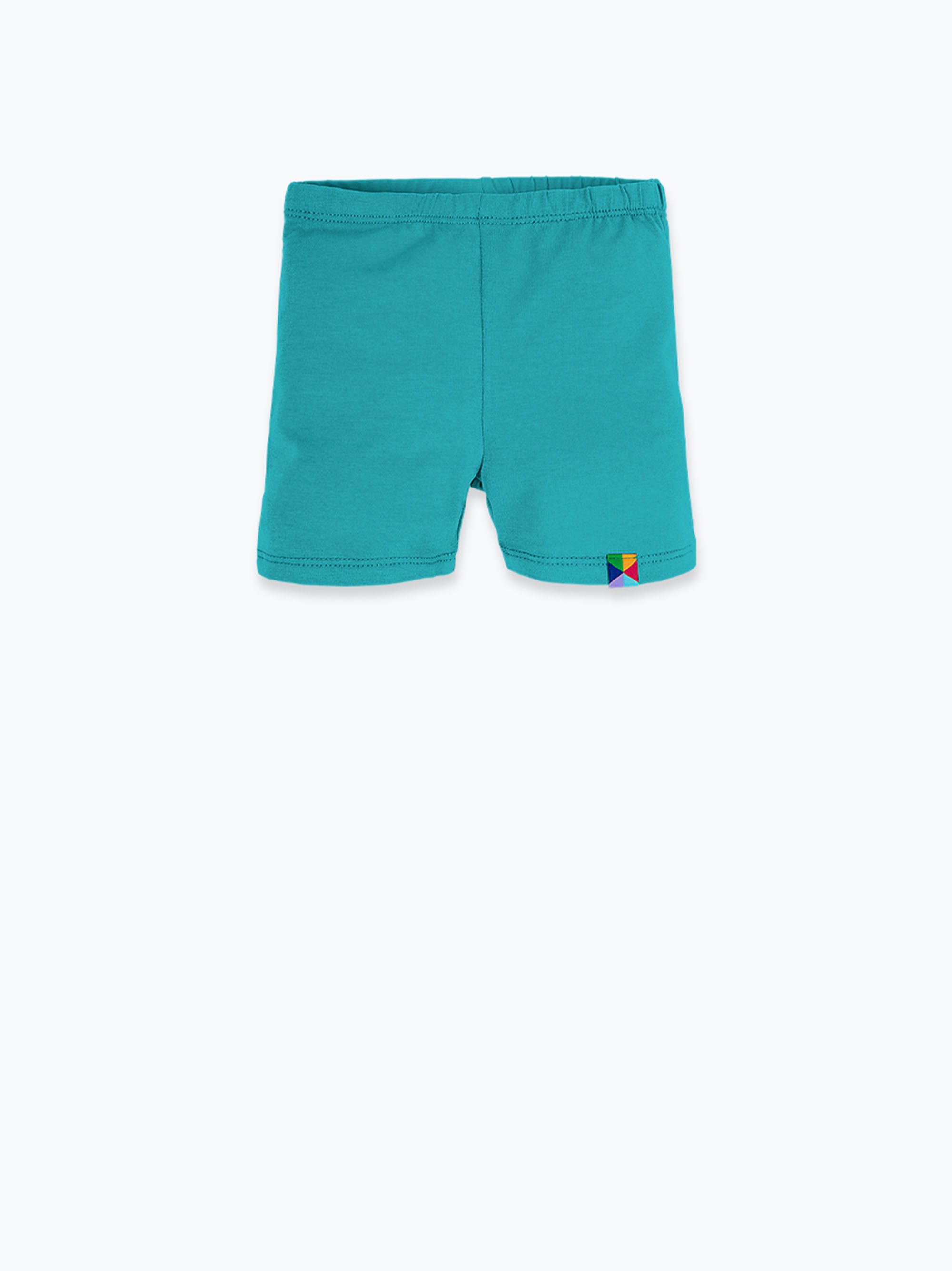 Turkusowe legginsy krótkie Junior