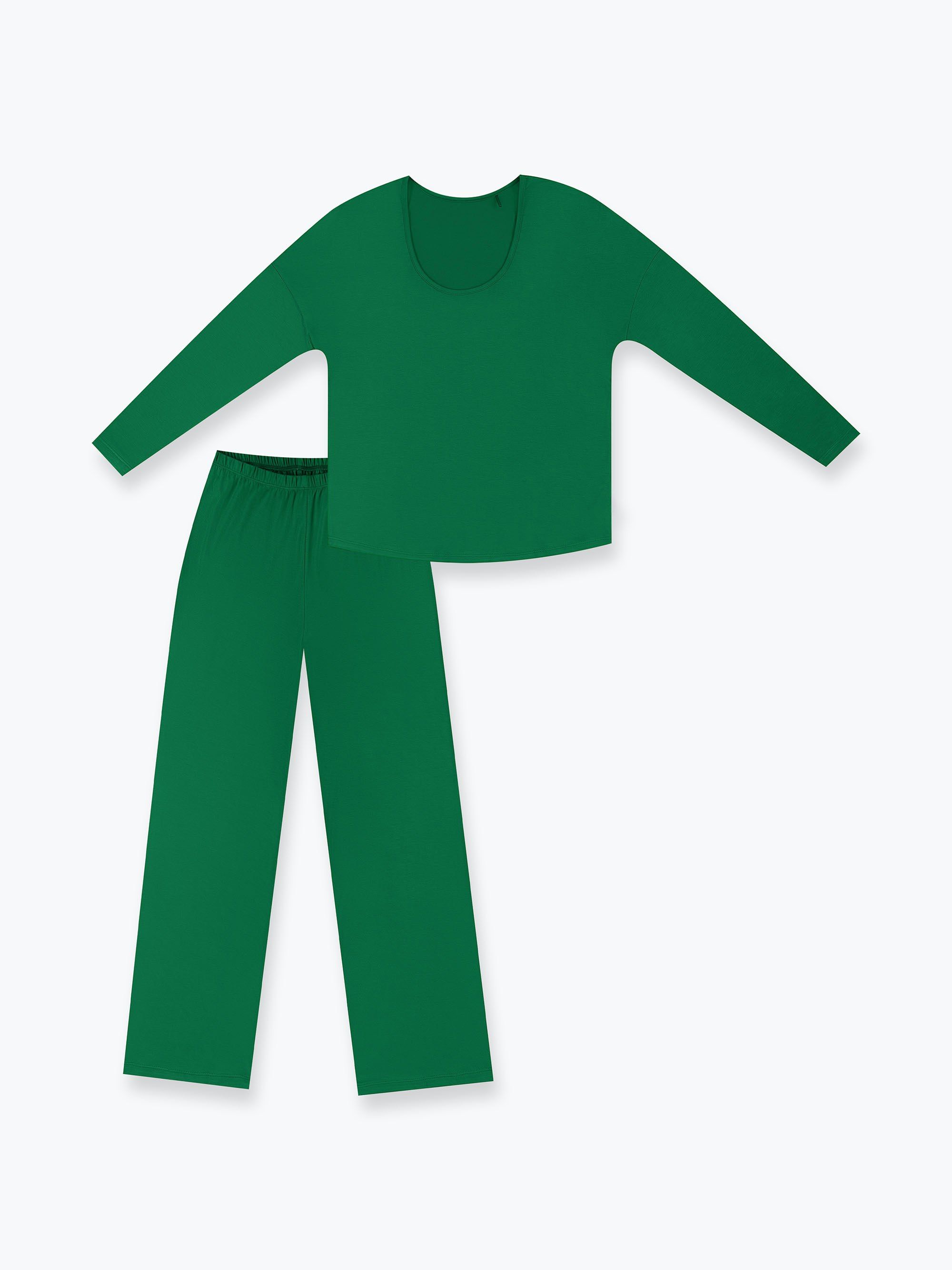 Dark green pajama gift set Women