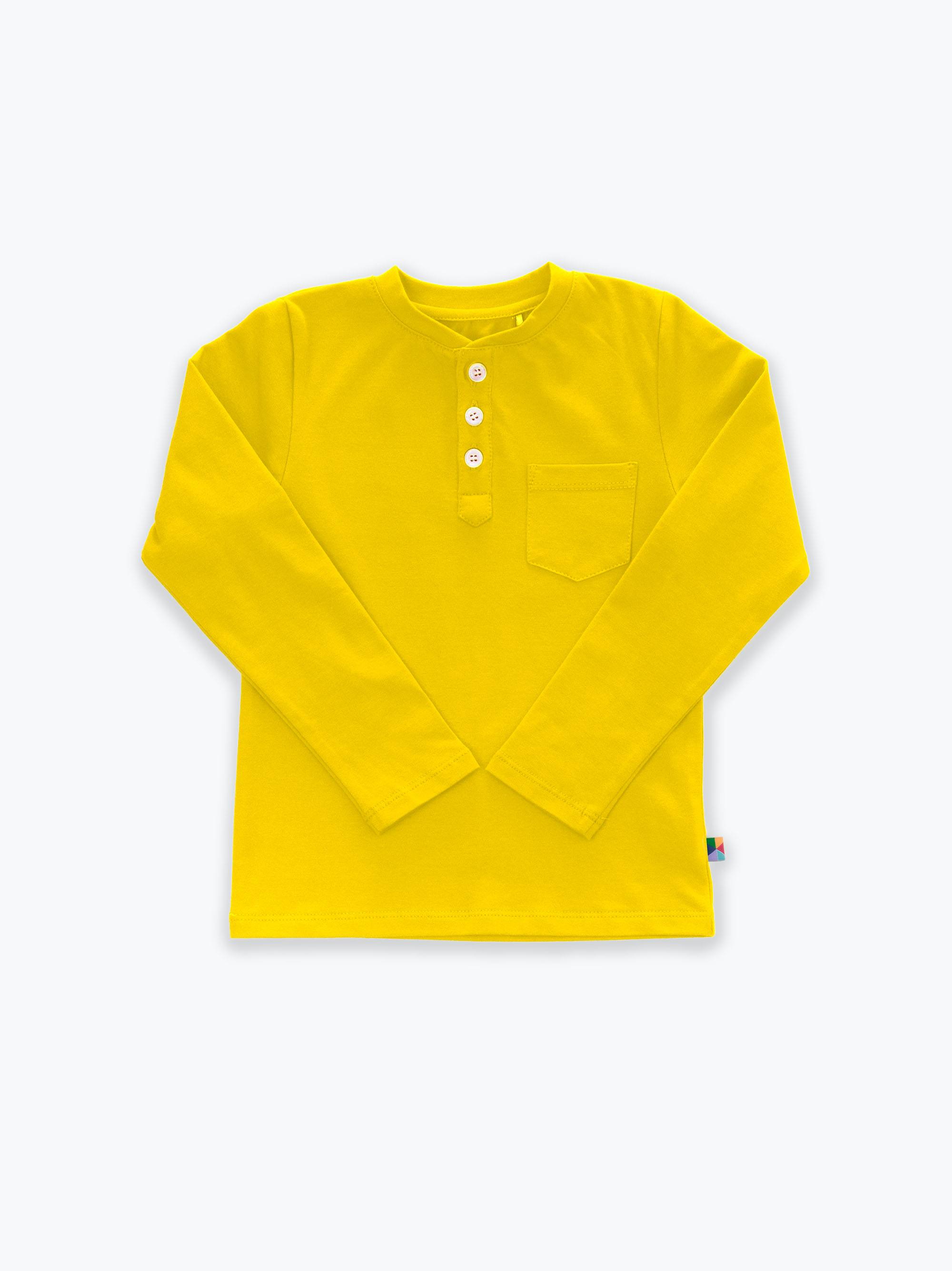 Żółta koszulka henley