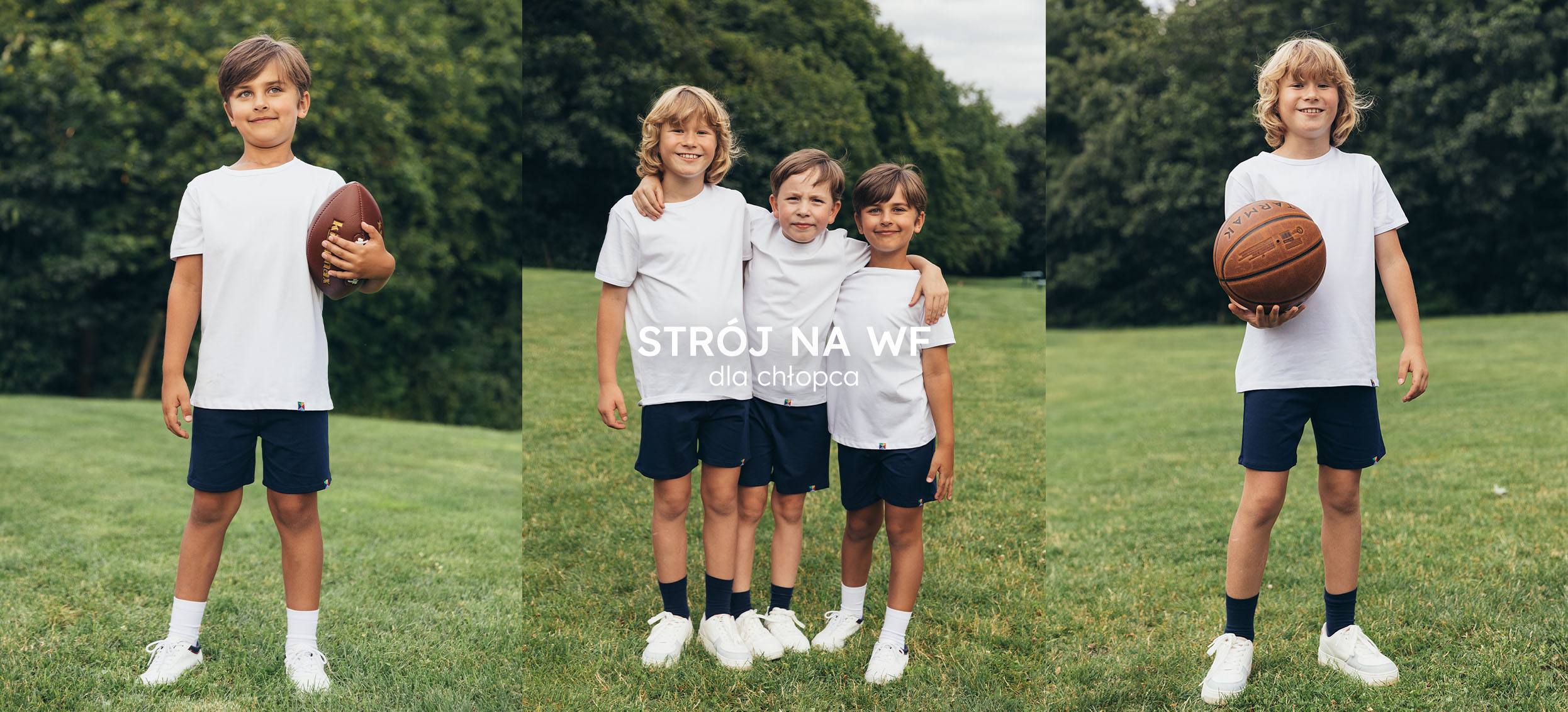 chłopięcy strój na wf