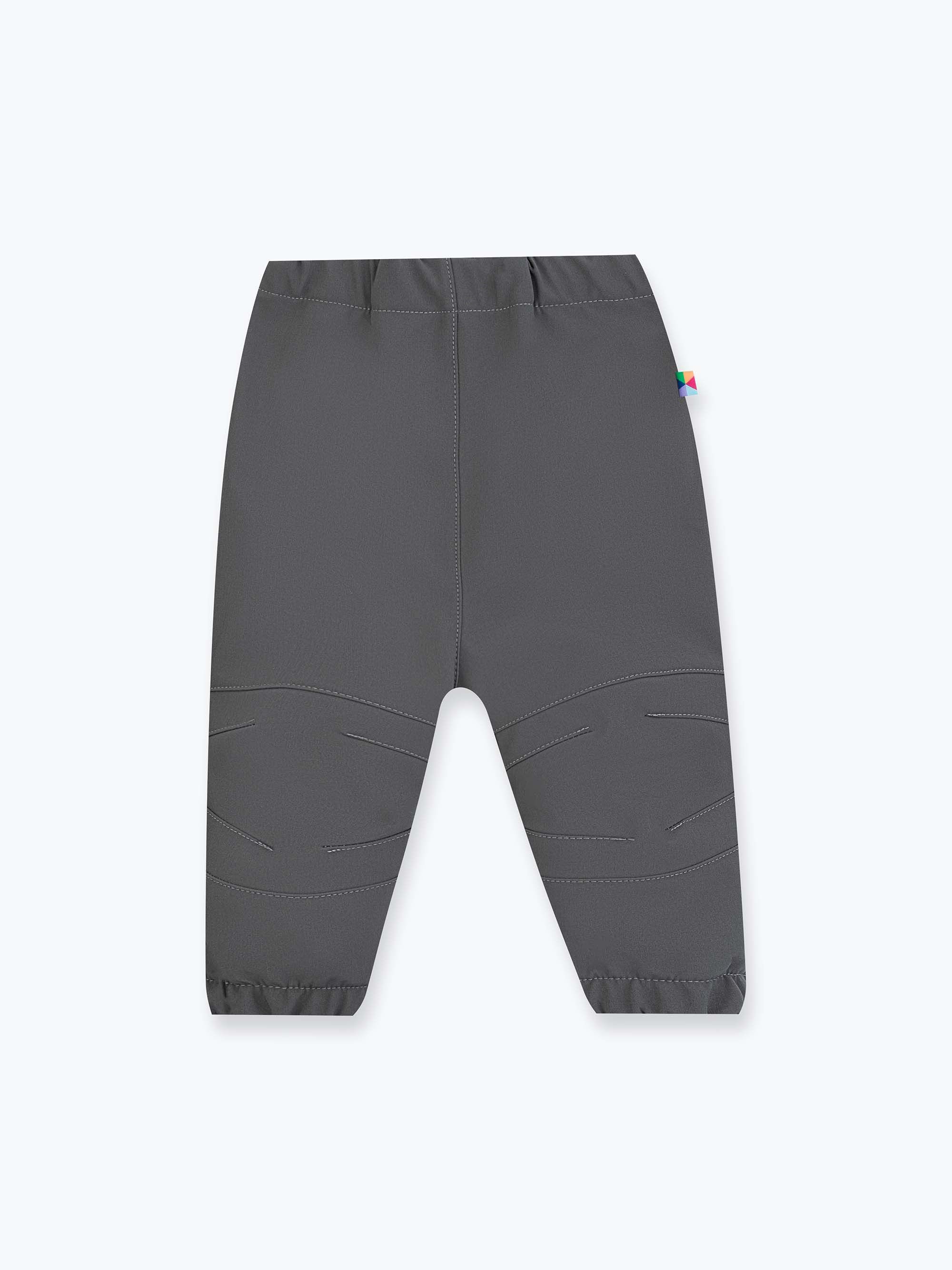 Grafitowe spodnie softshell dla niemowląt
