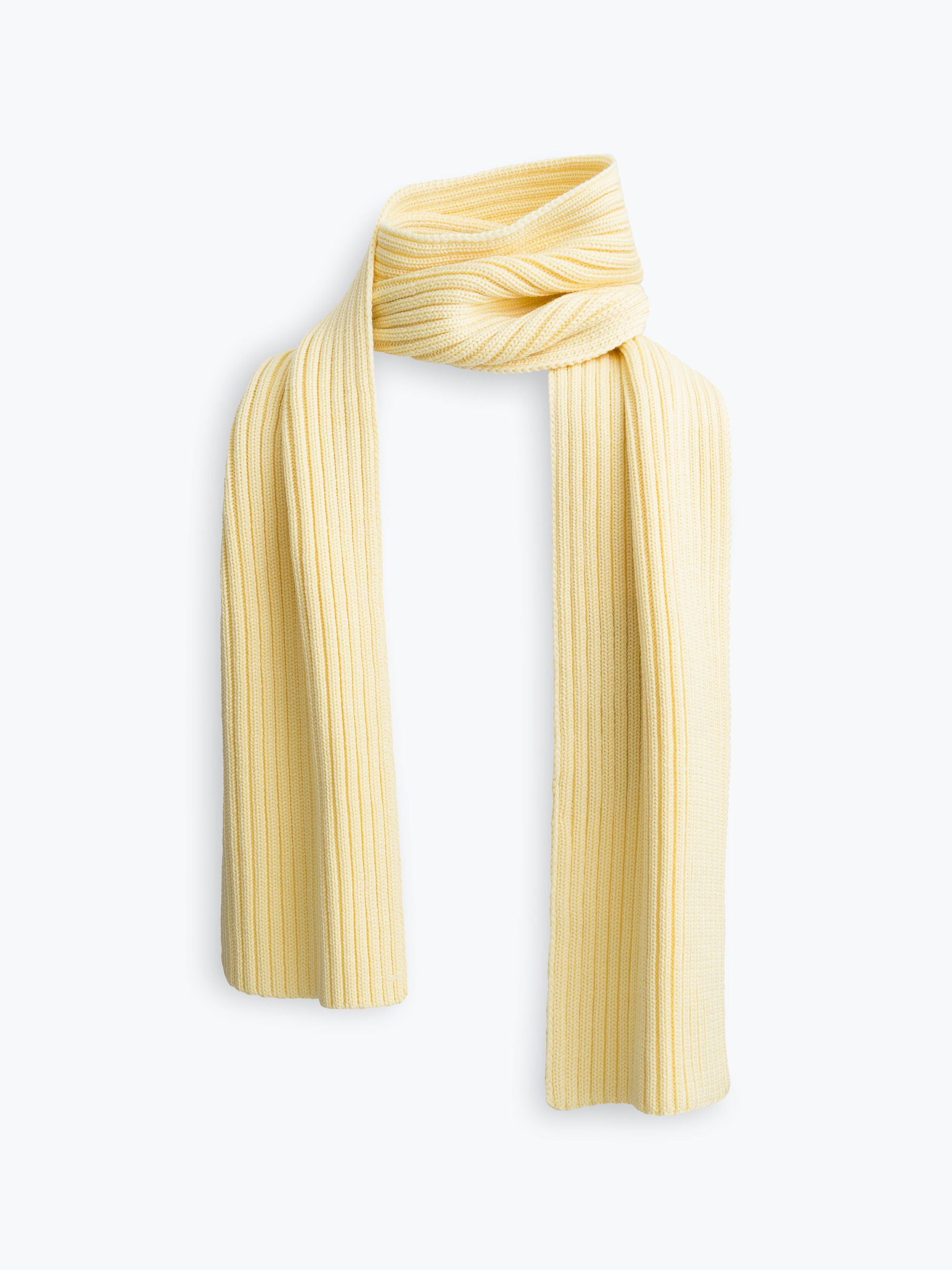 Light yellow Merino Wool Scraf