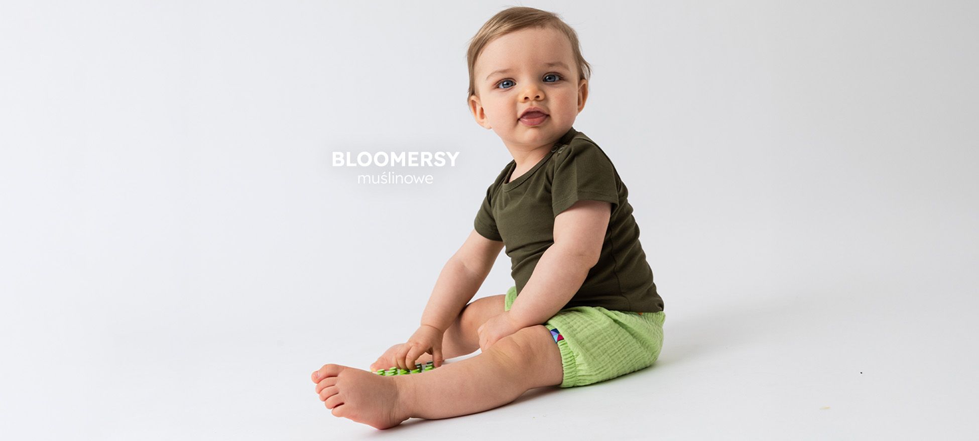 spodenki bloomersy muślinowe