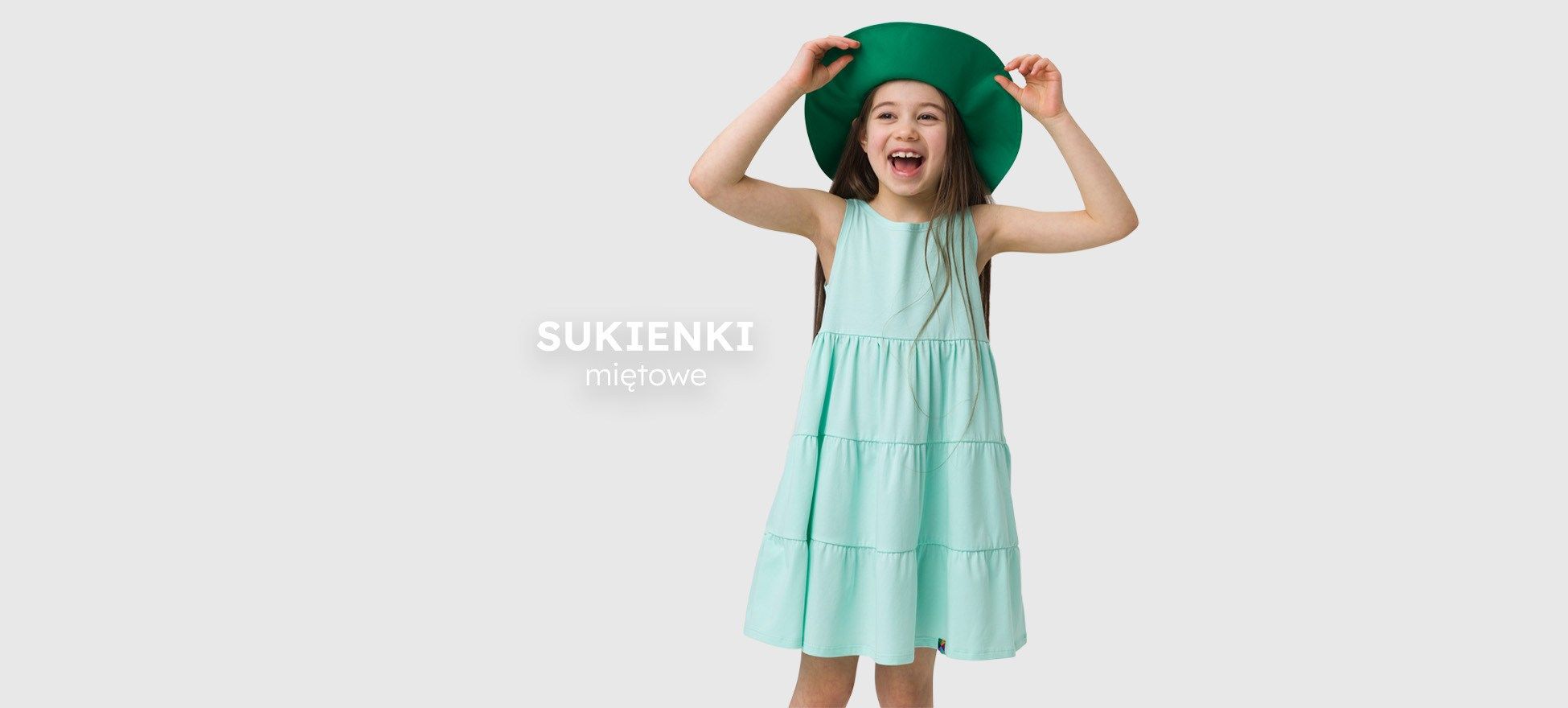 miętowy sukienka