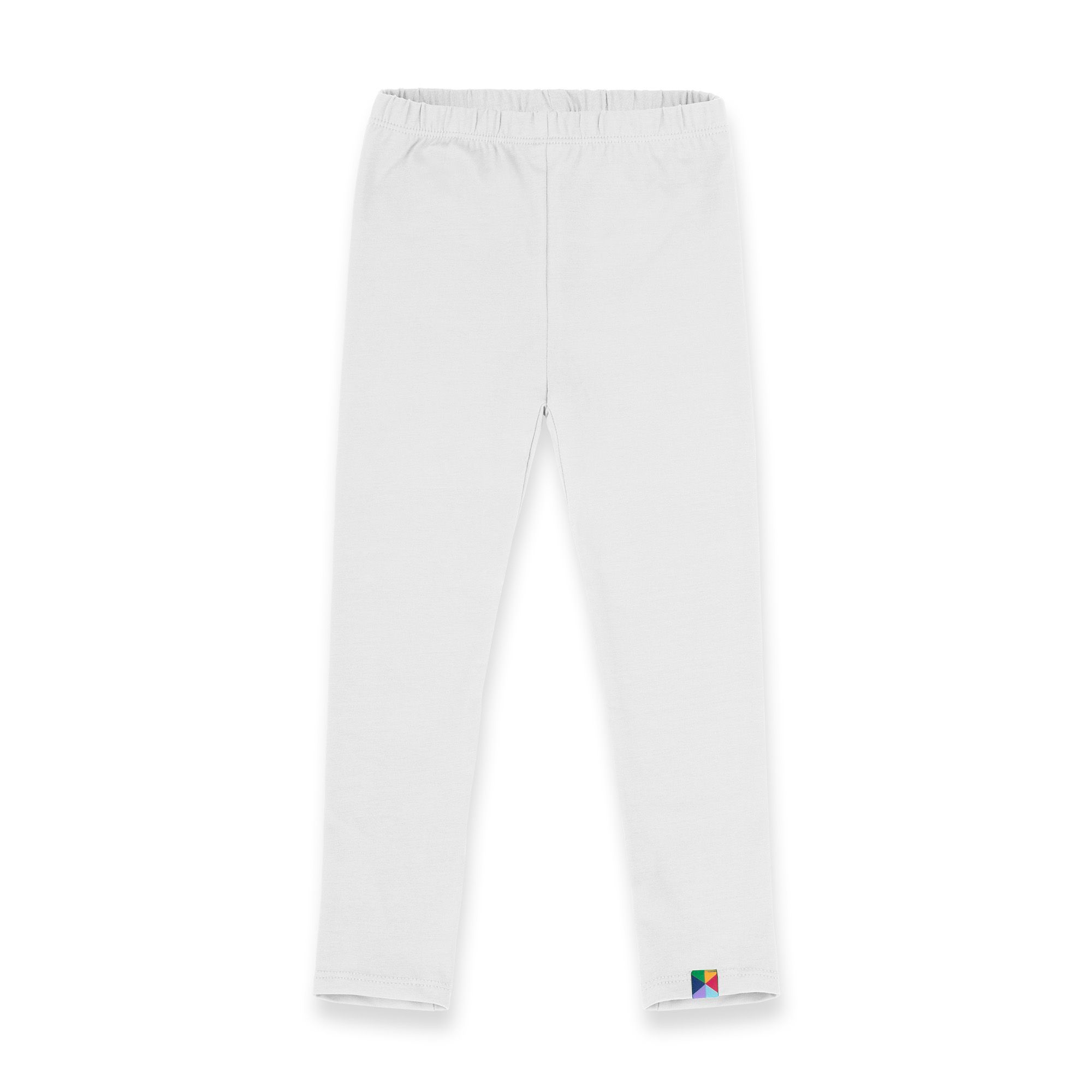 Białe legginsy Junior