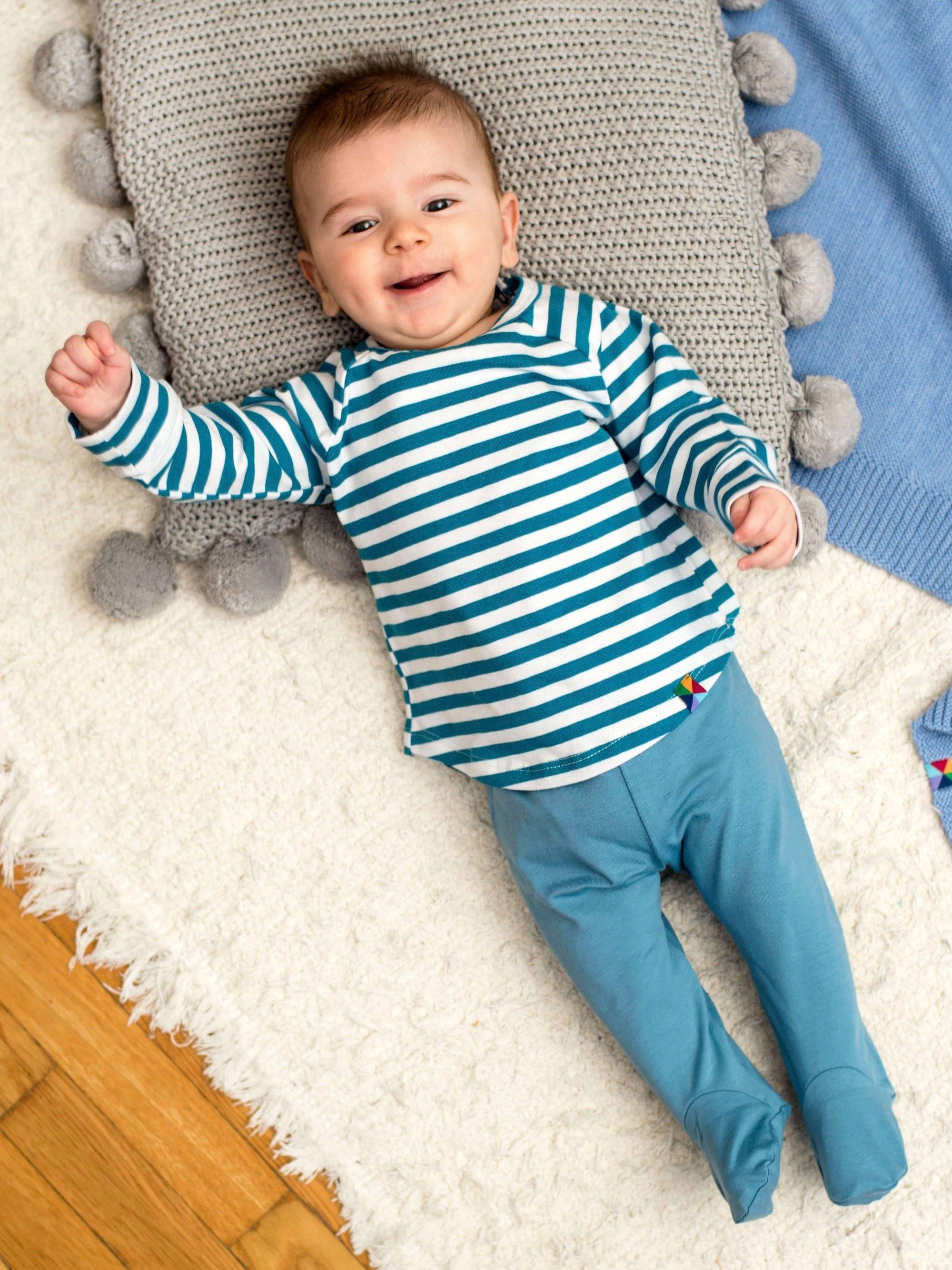 Sky blue jersey pants