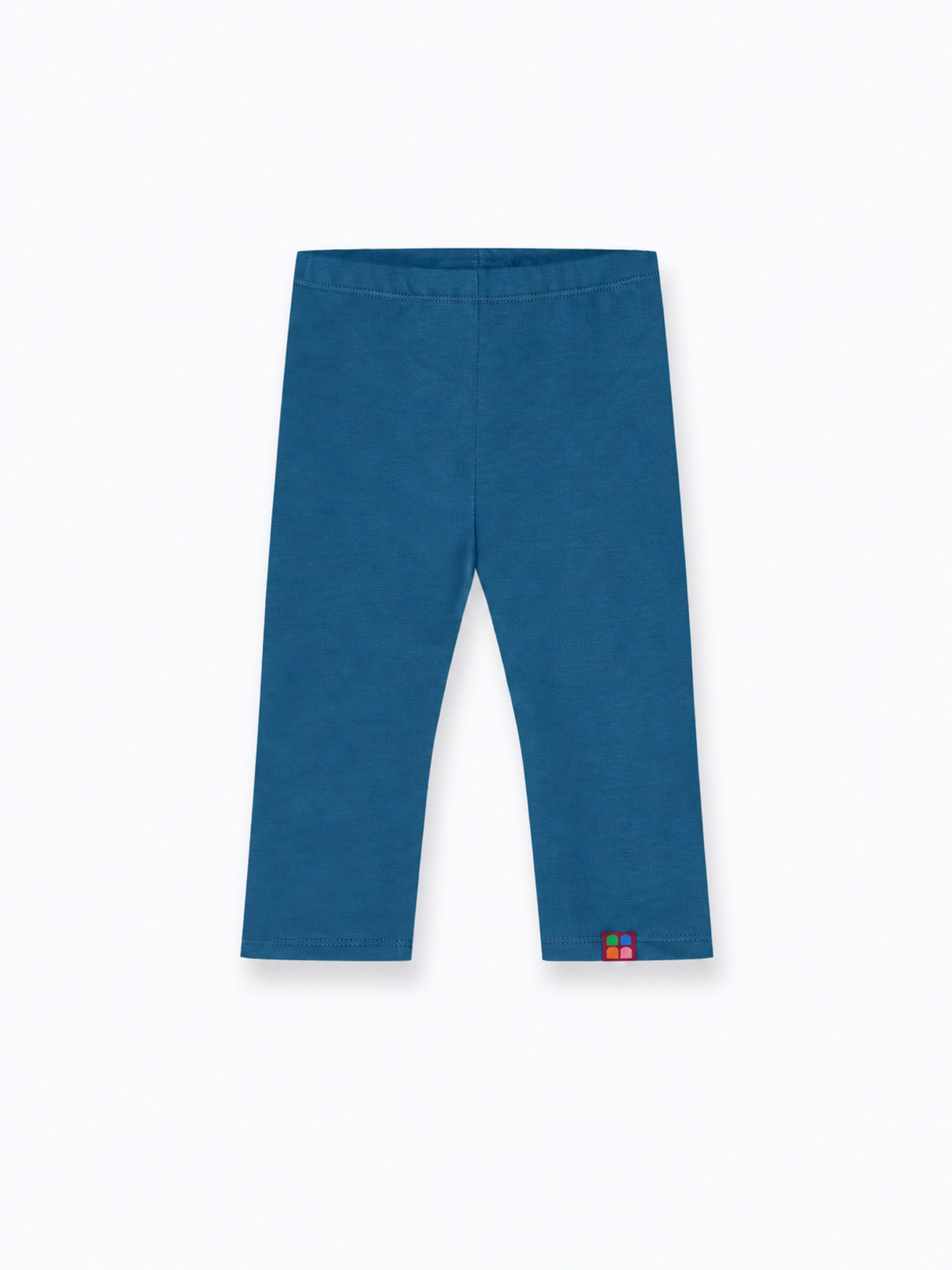 Ciemnoniebieskie legginsy z meszkiem niemowlęce