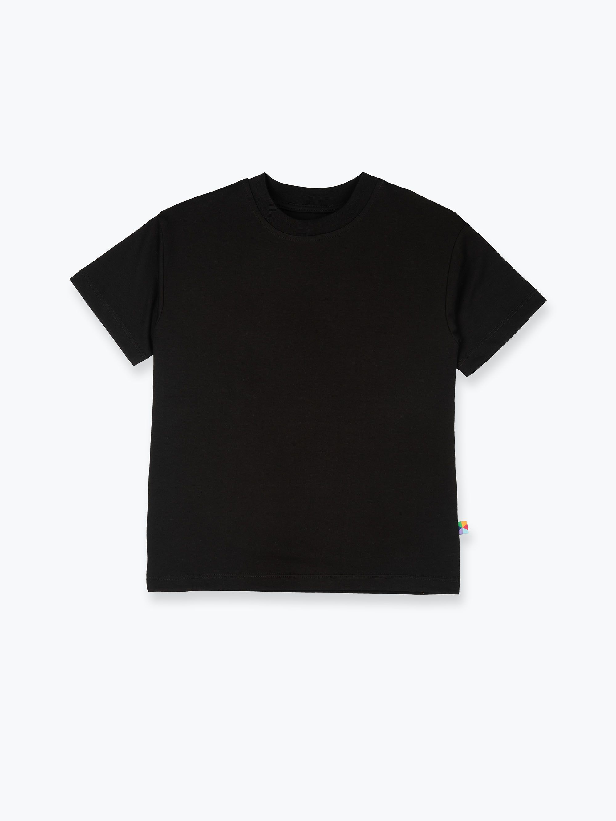 Czarny T-shirt oversize Junior