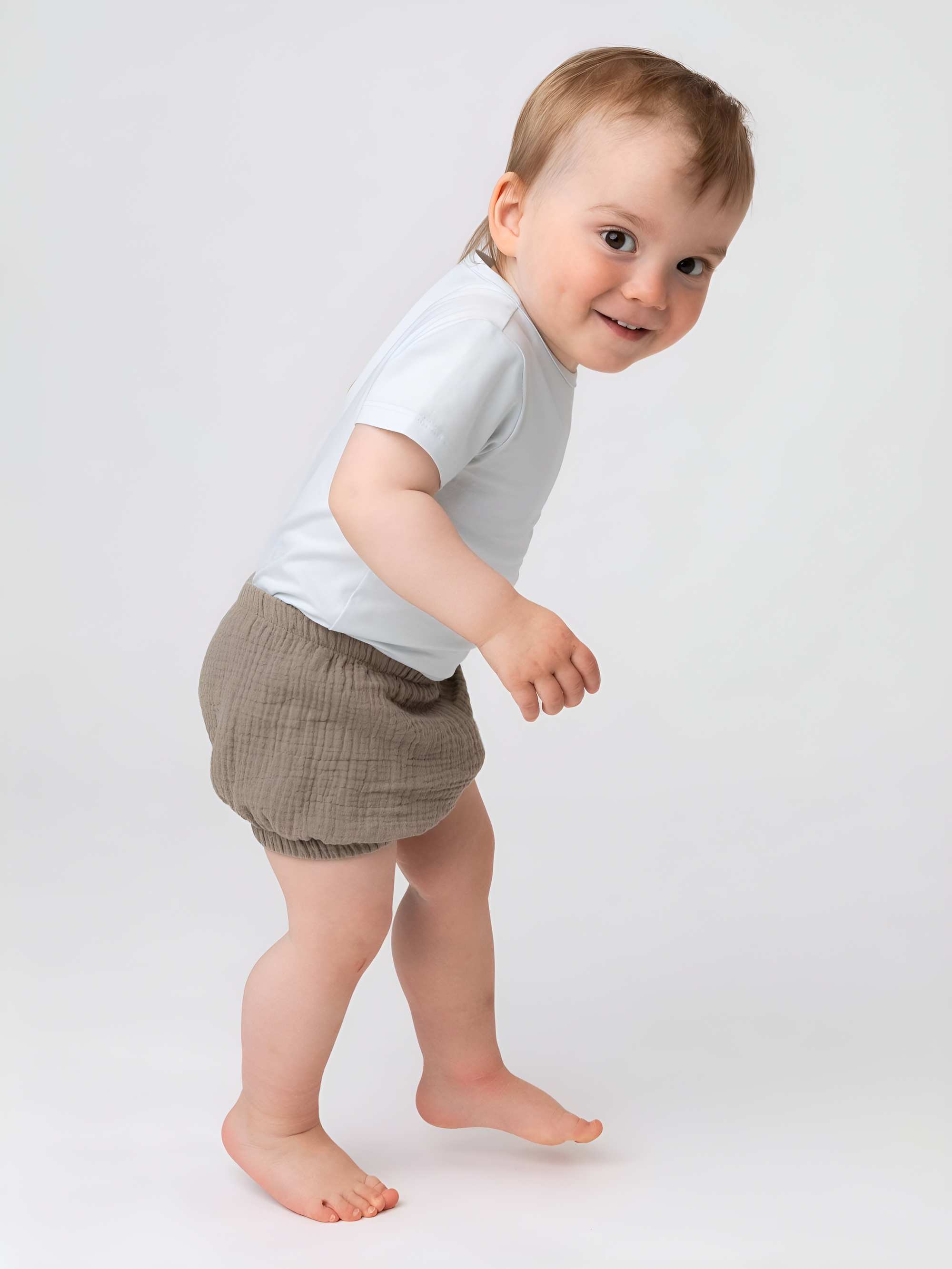 Jasnoniebieskie body z krótkim rękawem