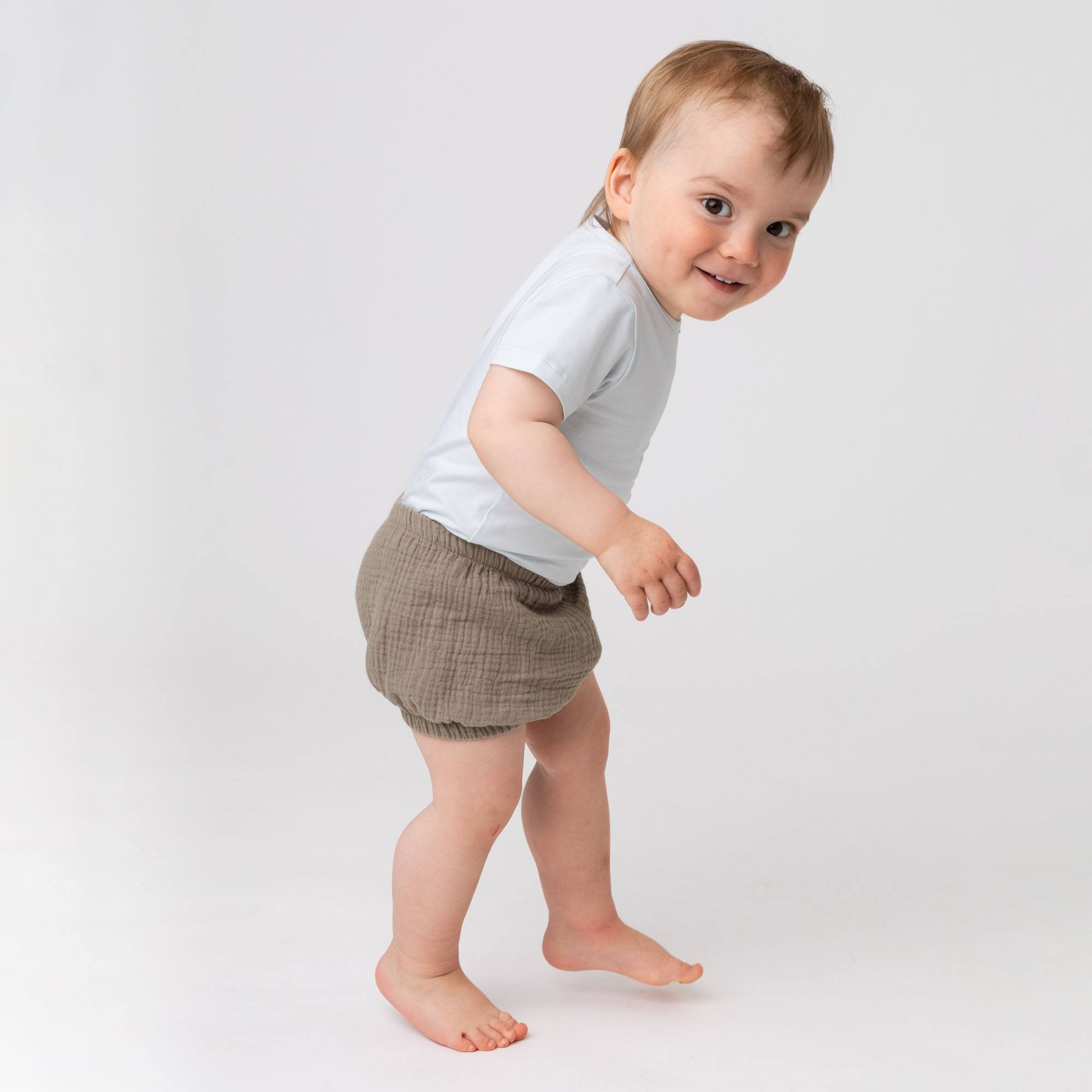 Jasnoniebieskie body z krótkim rękawem