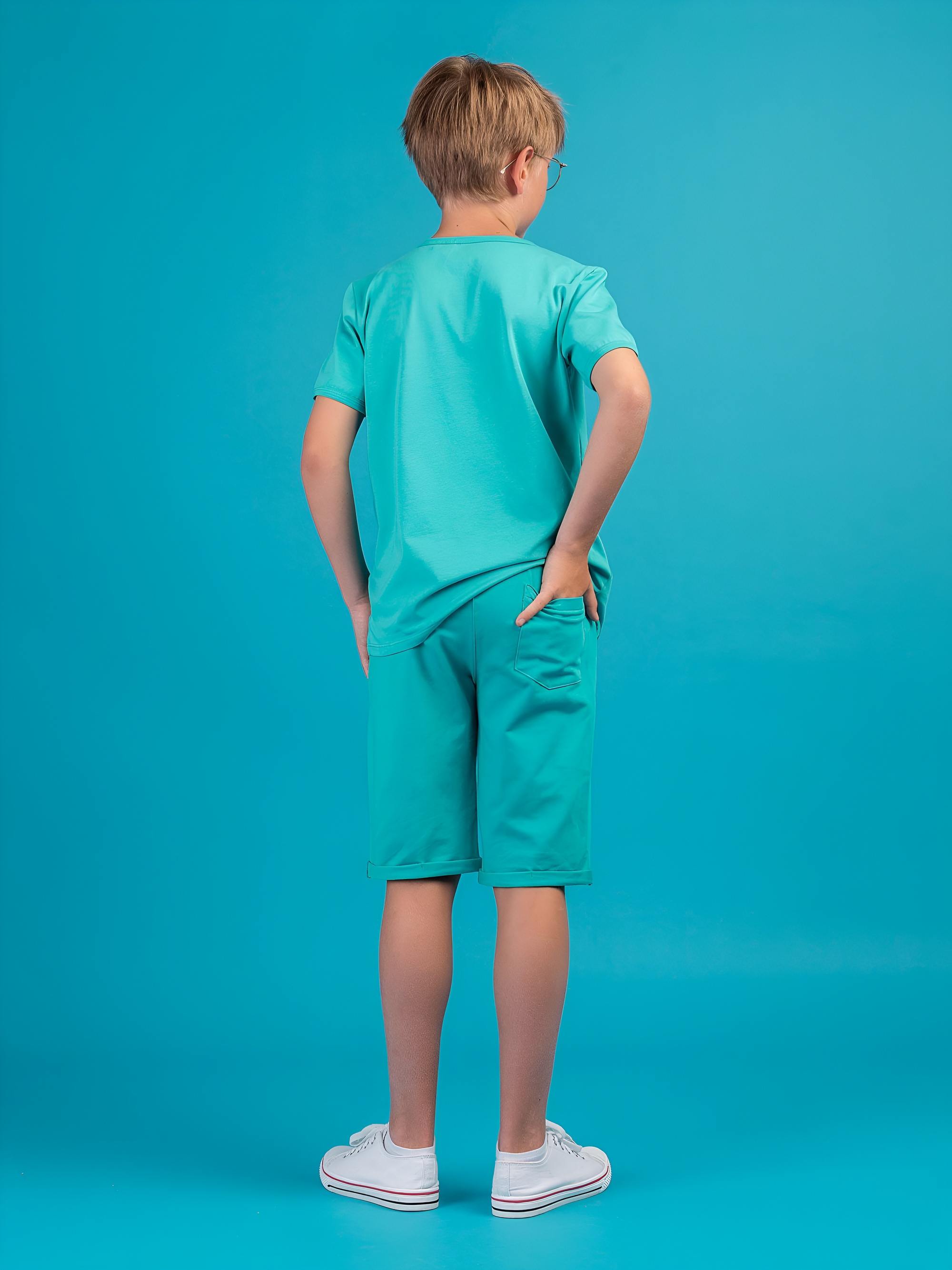 Turkusowe spodenki Junior