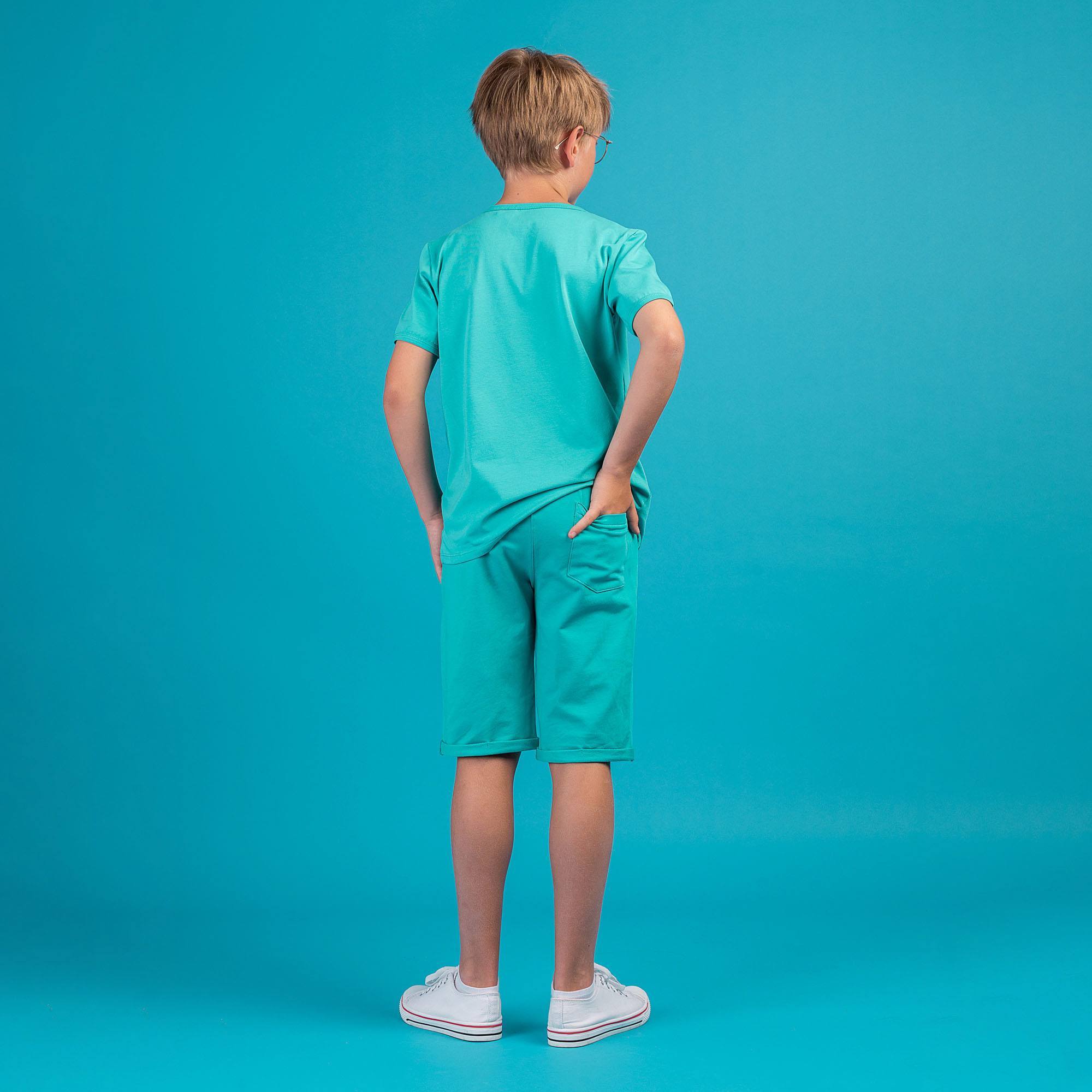 Turkusowe spodenki Junior