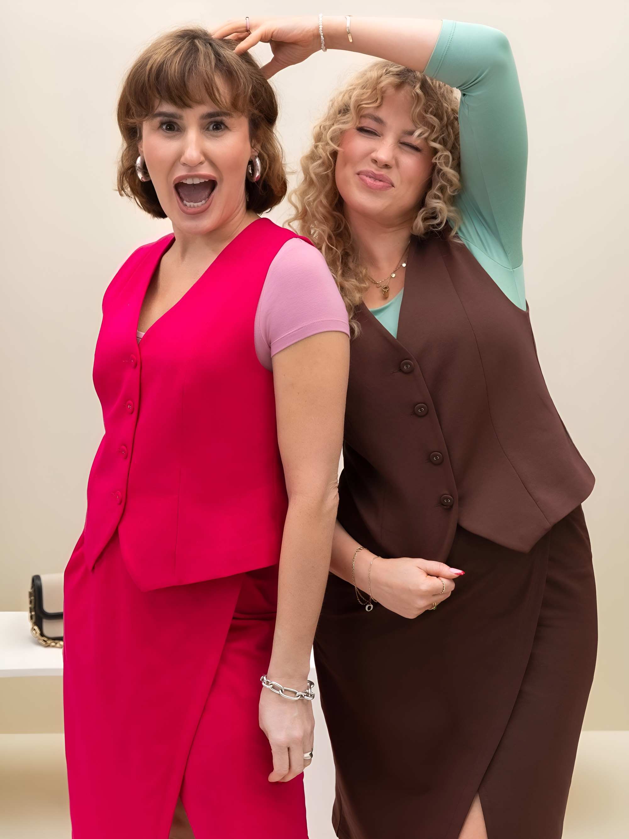 Brown vest Women