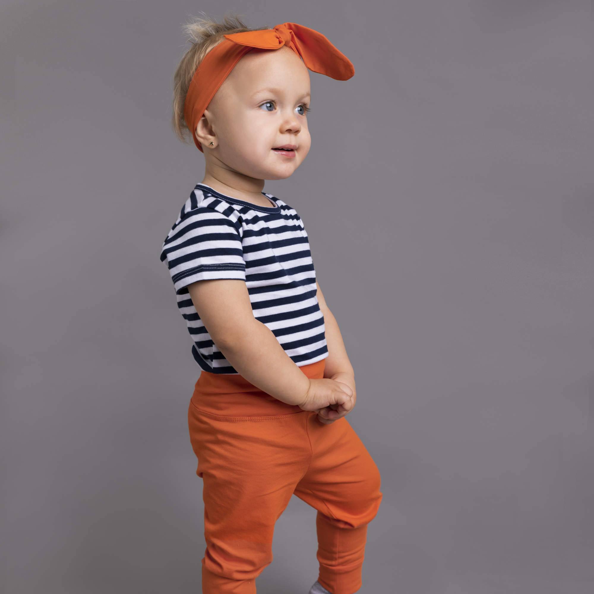 Pomarańczowa opaska pin up