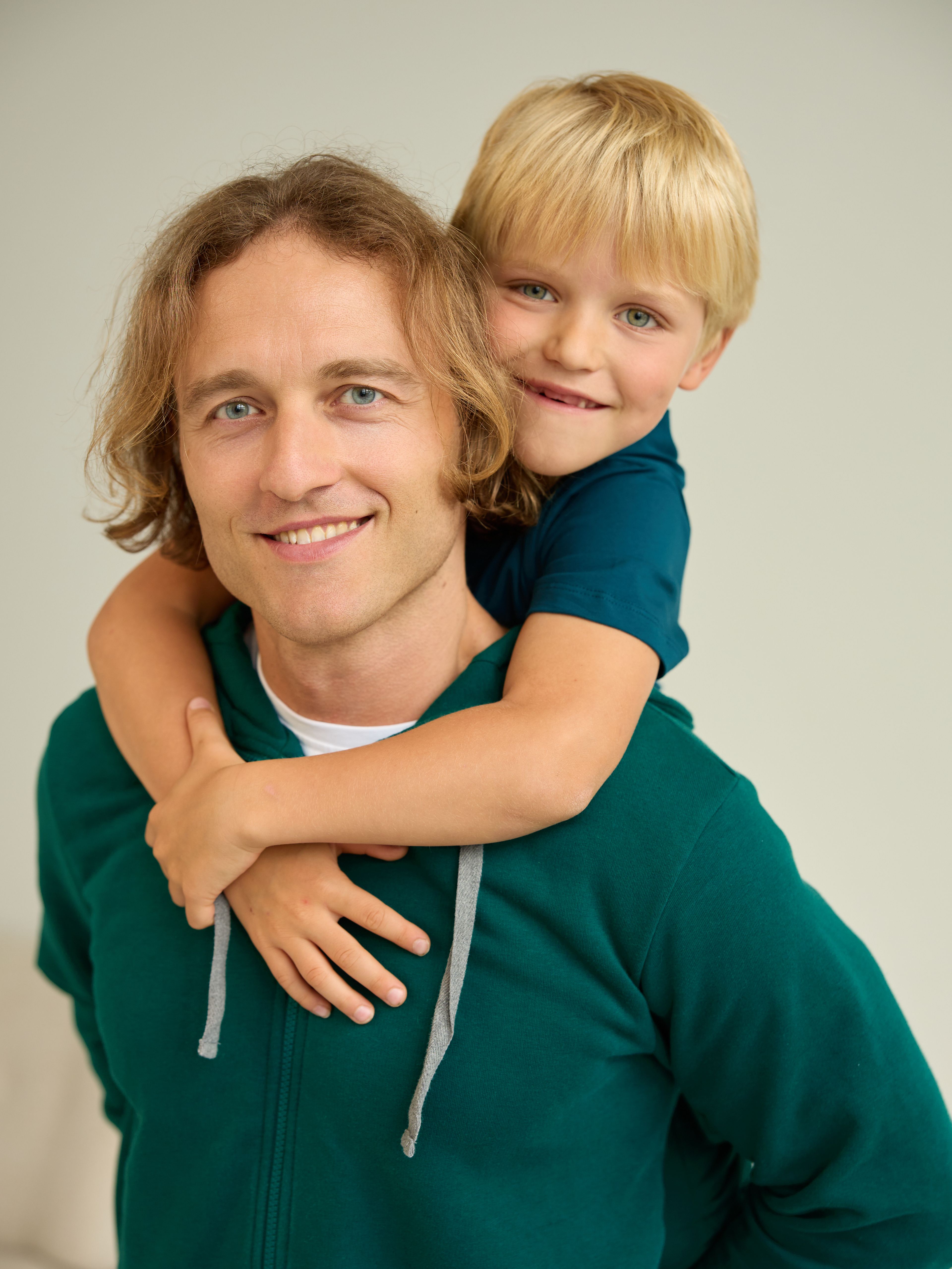 Sea green Ribbed Trim T-Shirt Junior