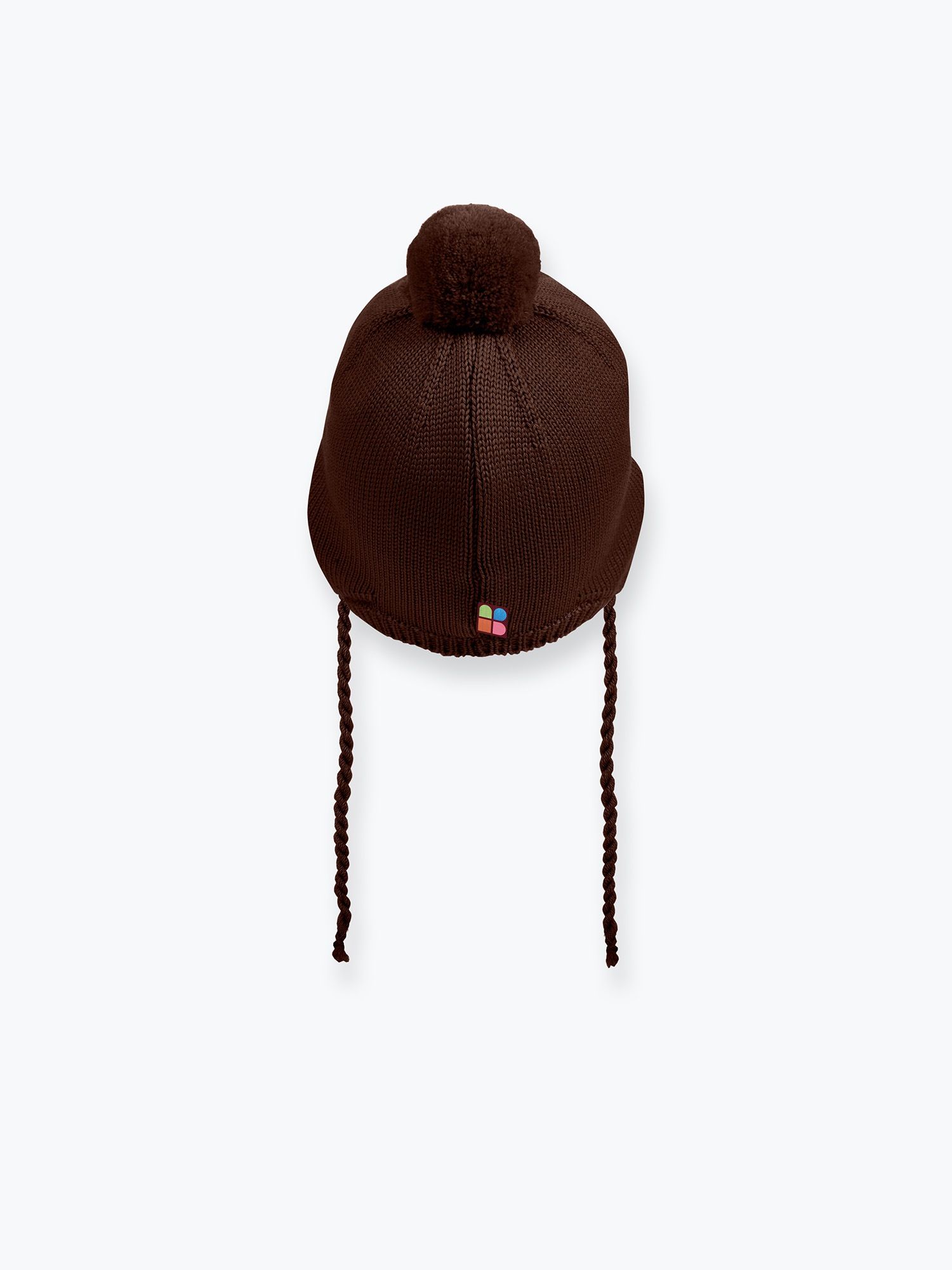 Brown merino wool hat Baby