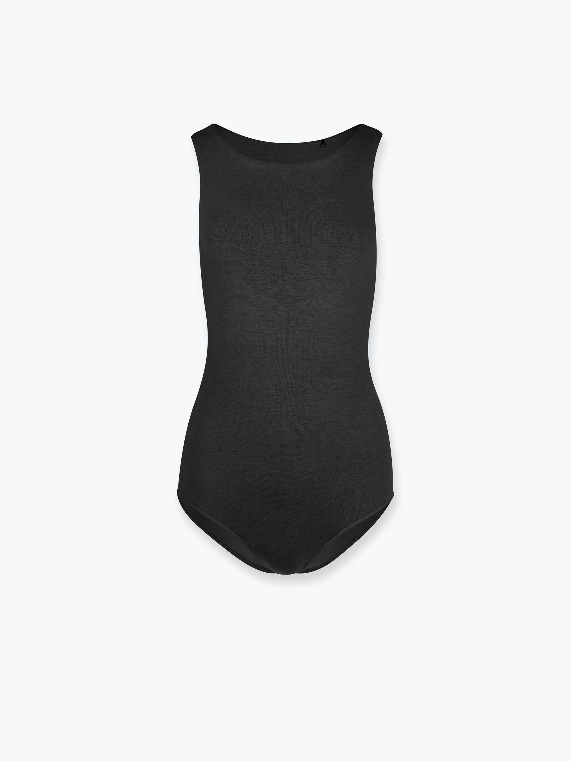 Black sleeveless bodysuit Women