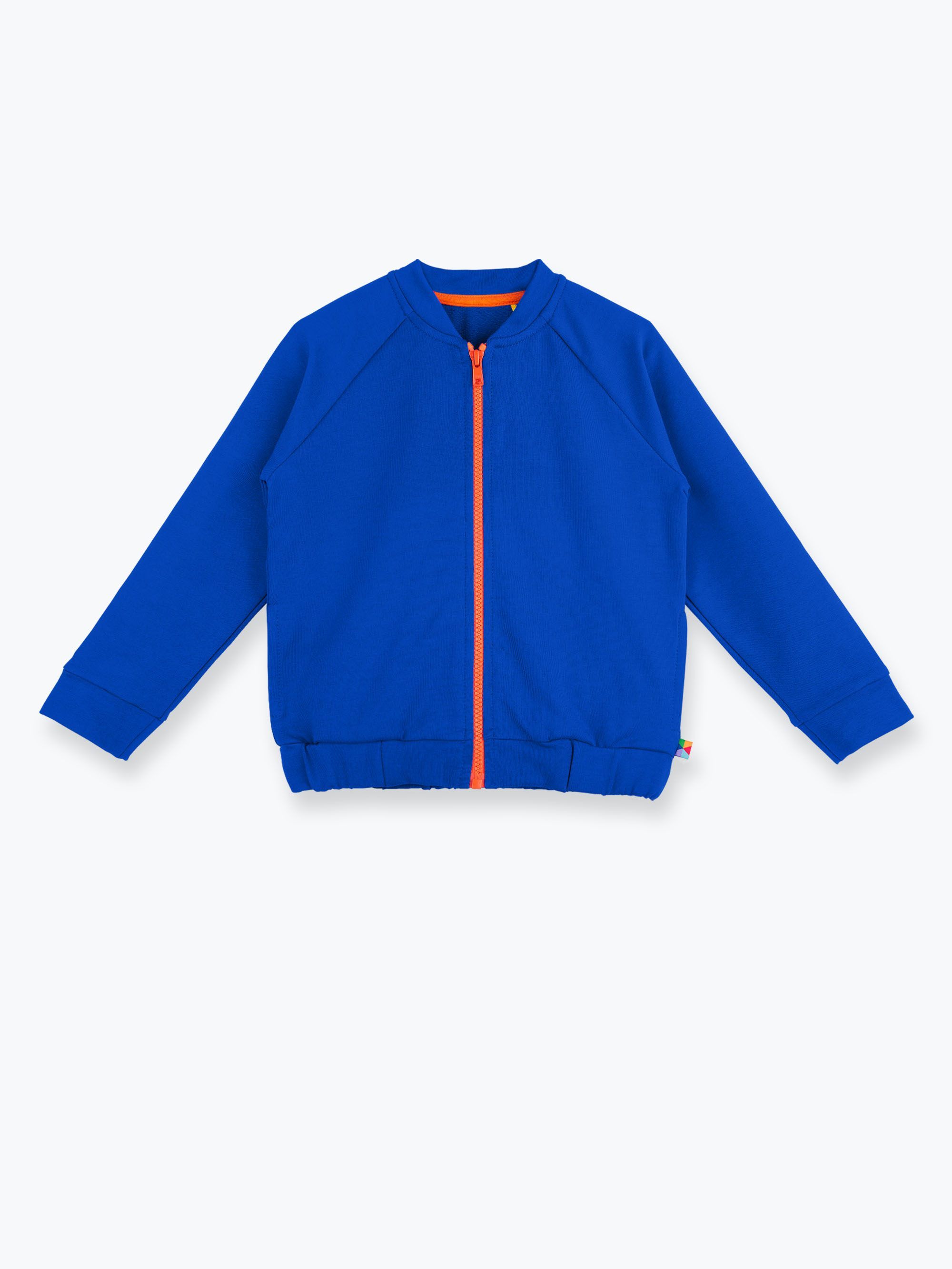 Niebieska bluza na zamek