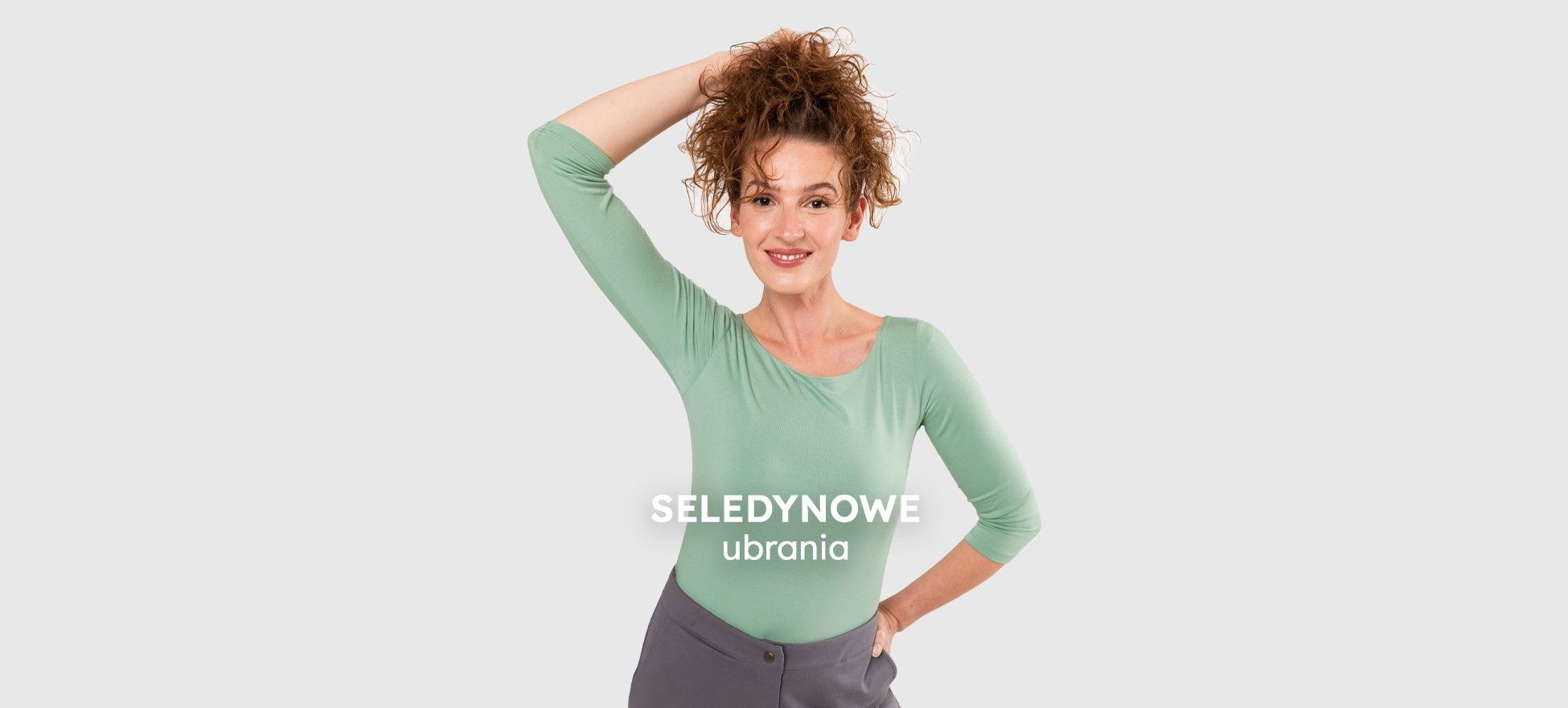 seledynowe ciuchy