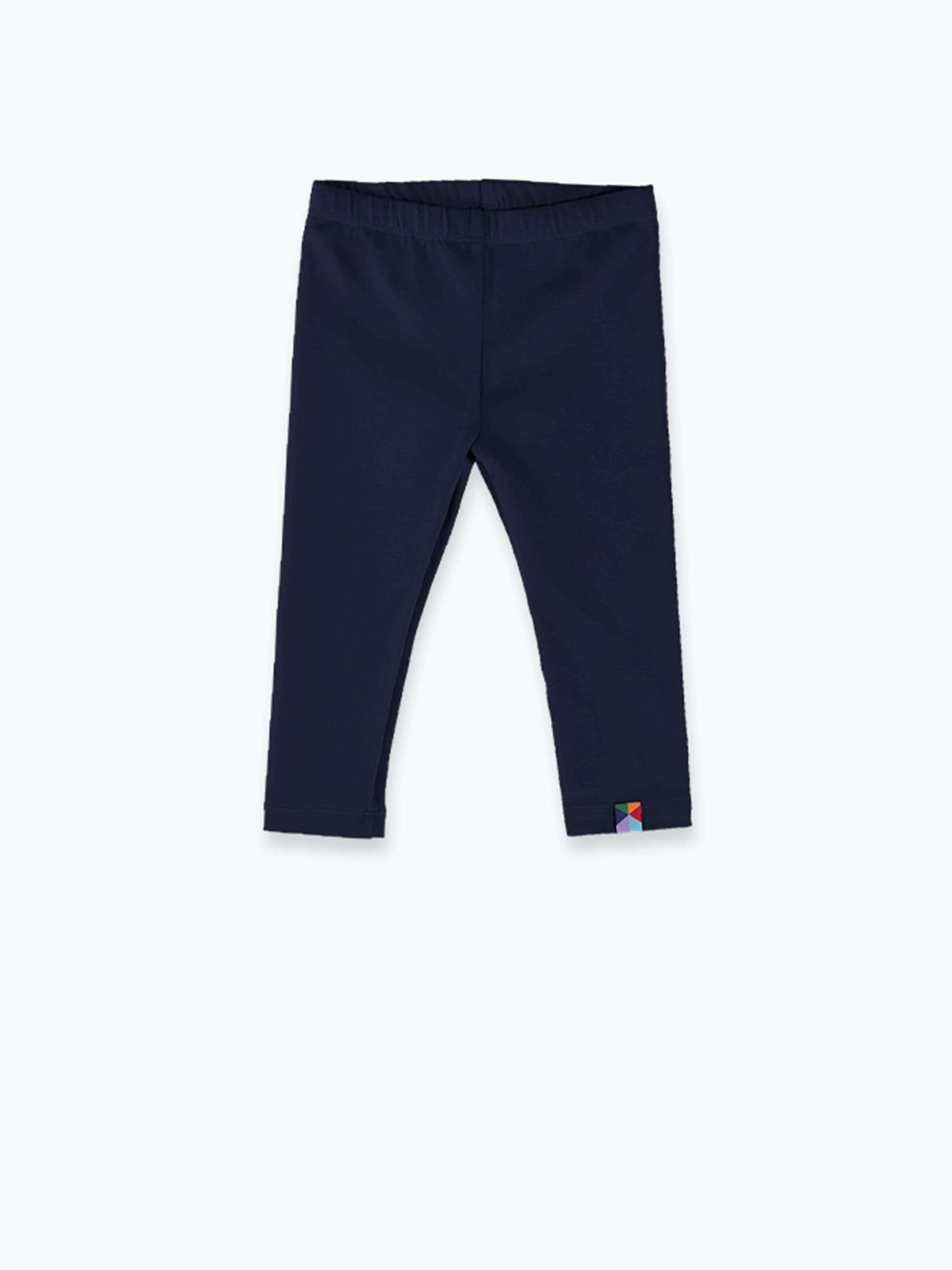 Granatowe legginsy 3/4