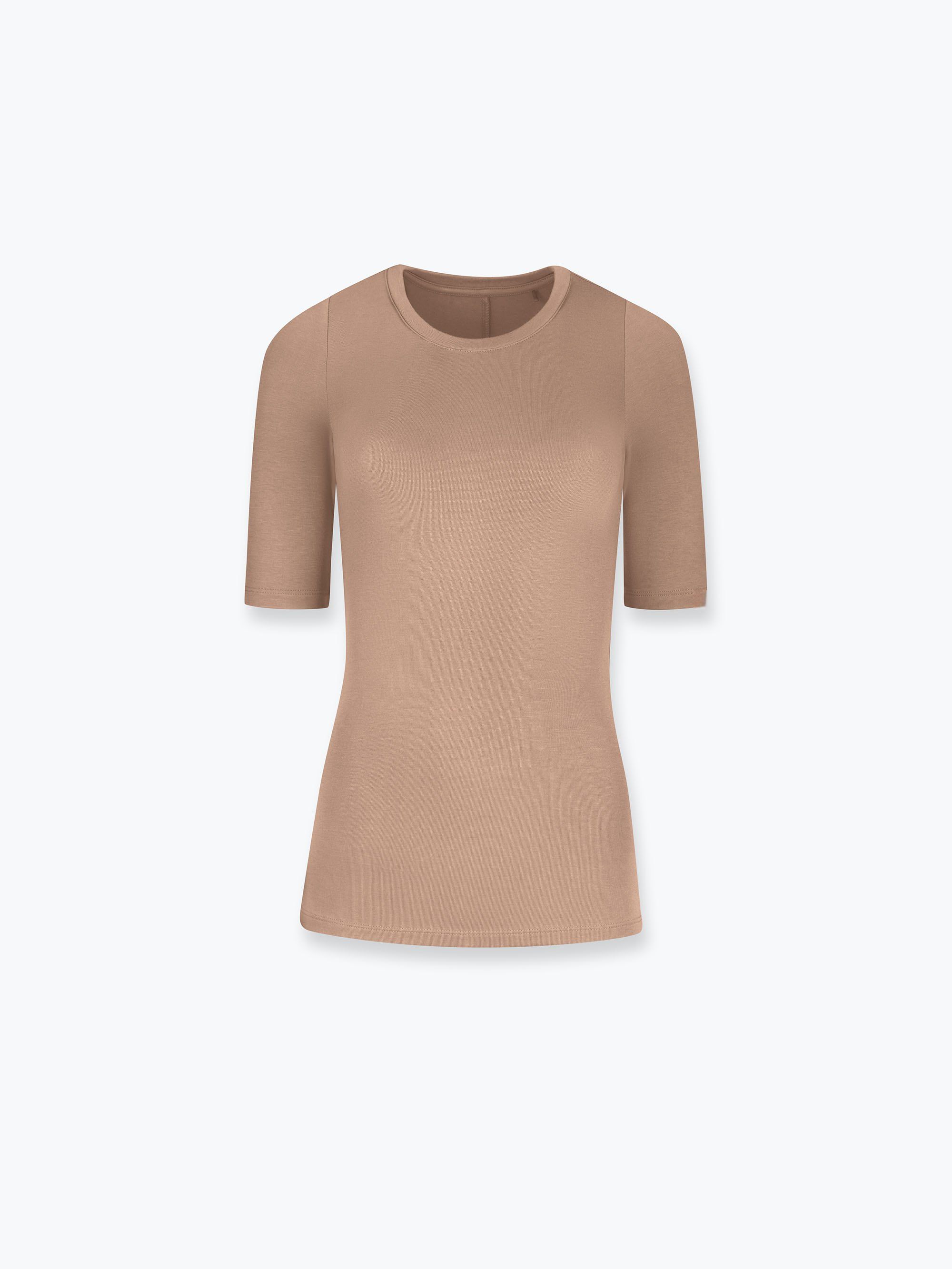 Mocha mousse koszulka dopasowana damska