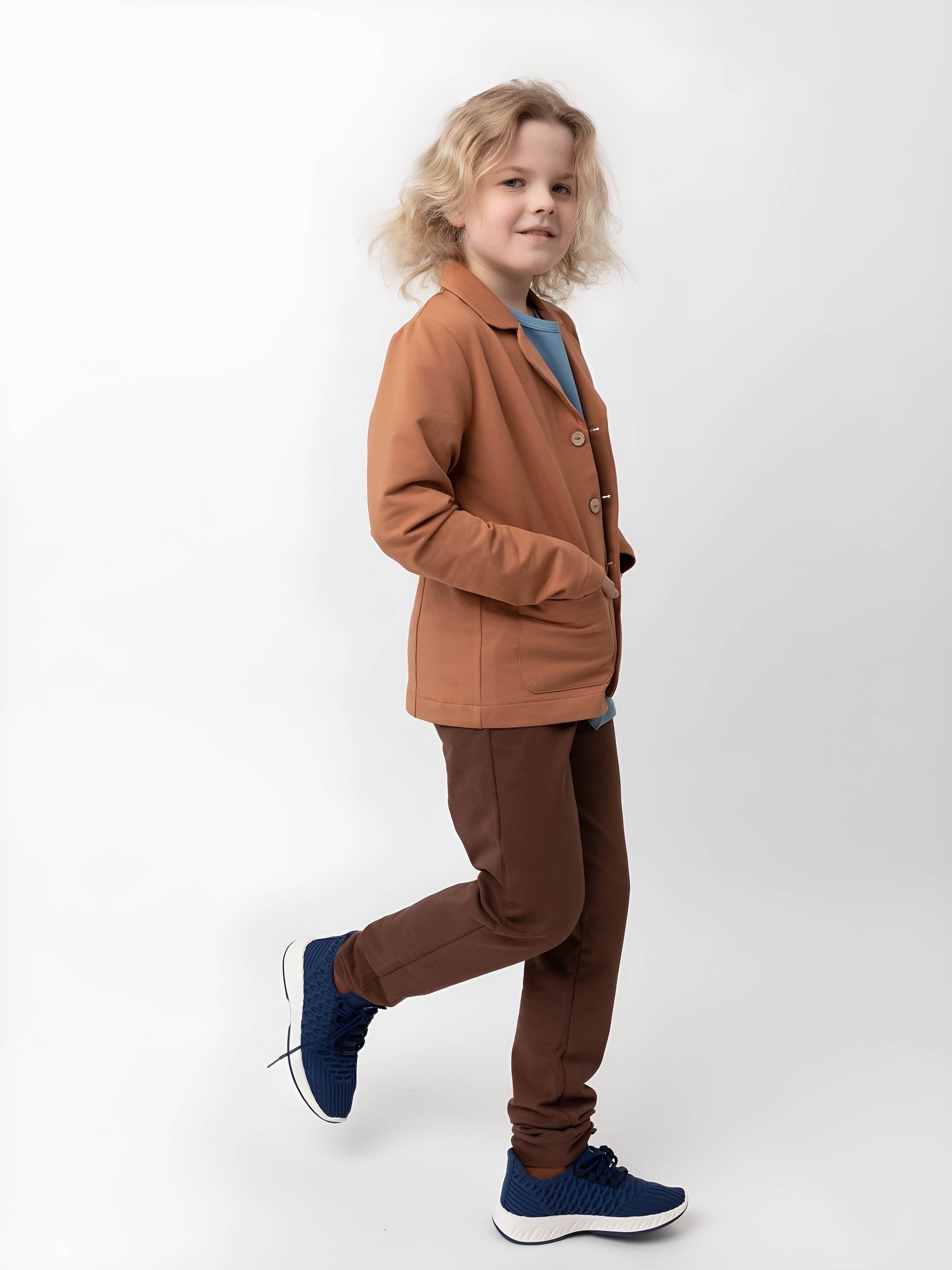 Karmelowa marynarka dresowa Junior