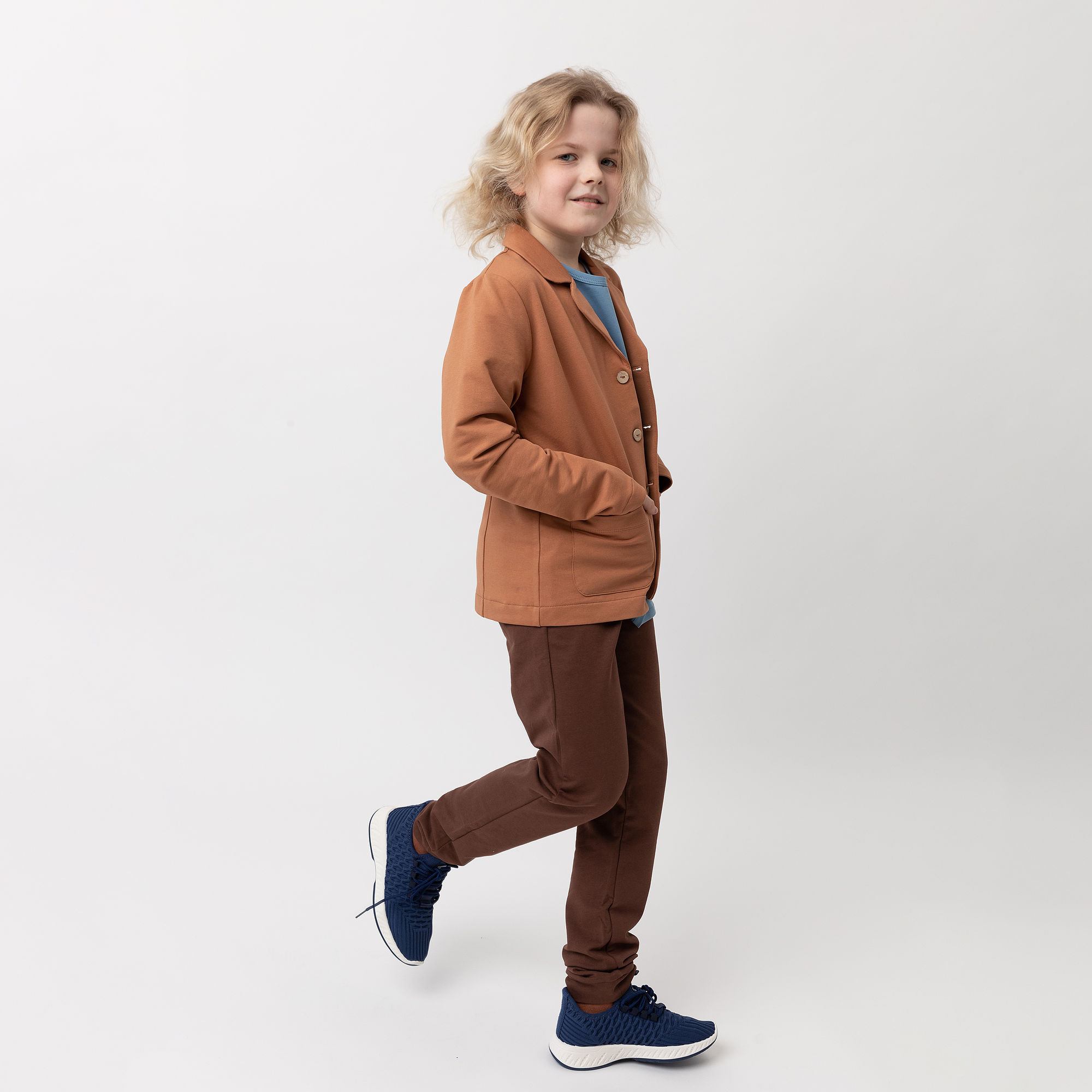 Brązowe spodnie dresowe Junior