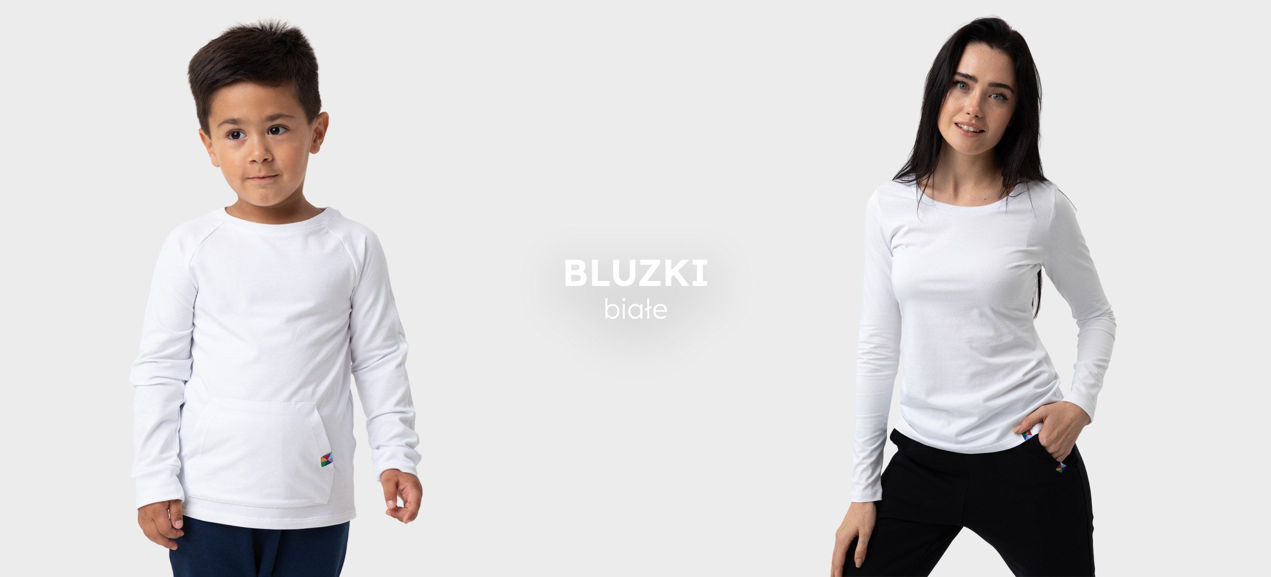 biały bluzka