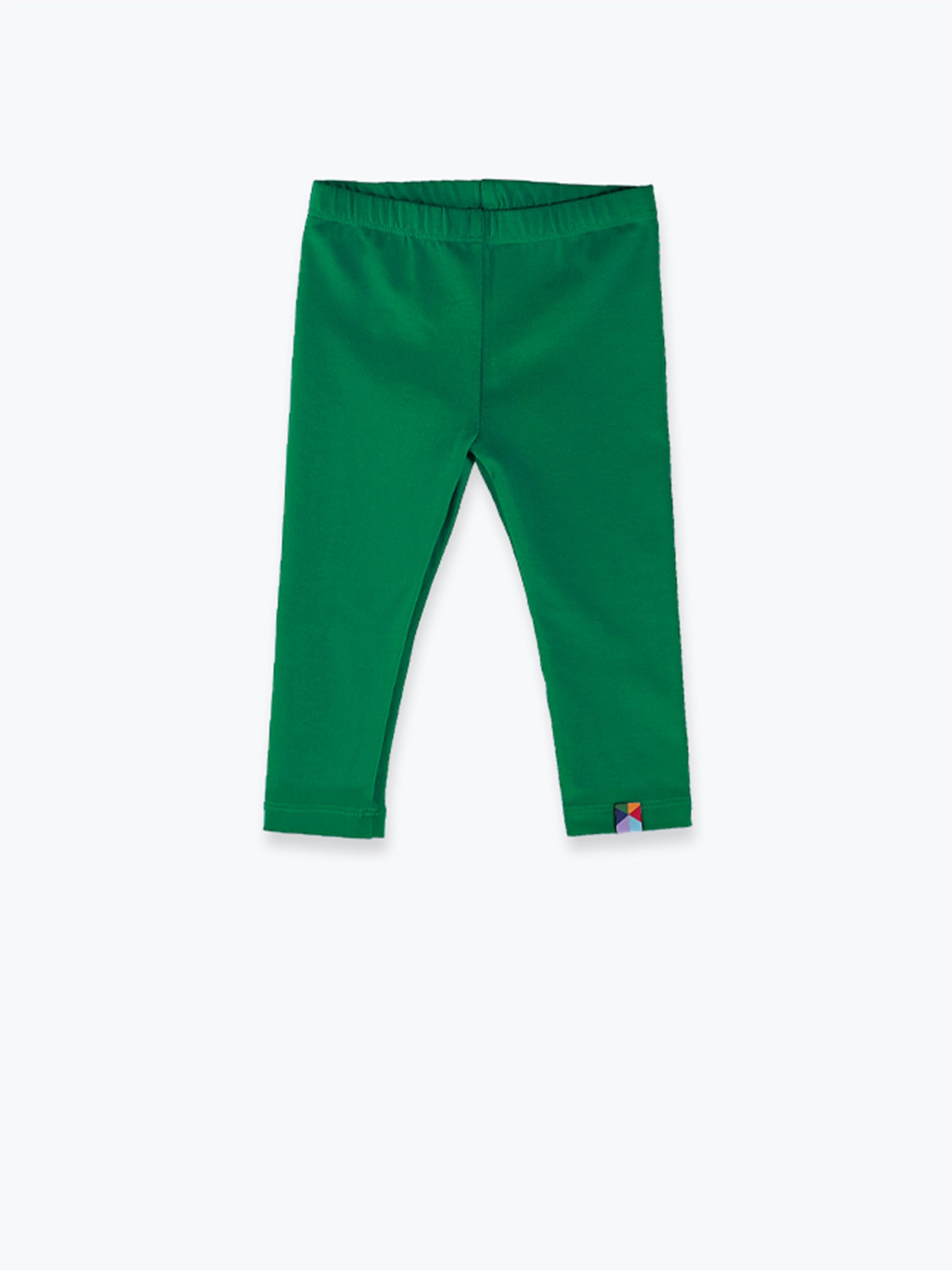 Zielone legginsy 3/4 Junior