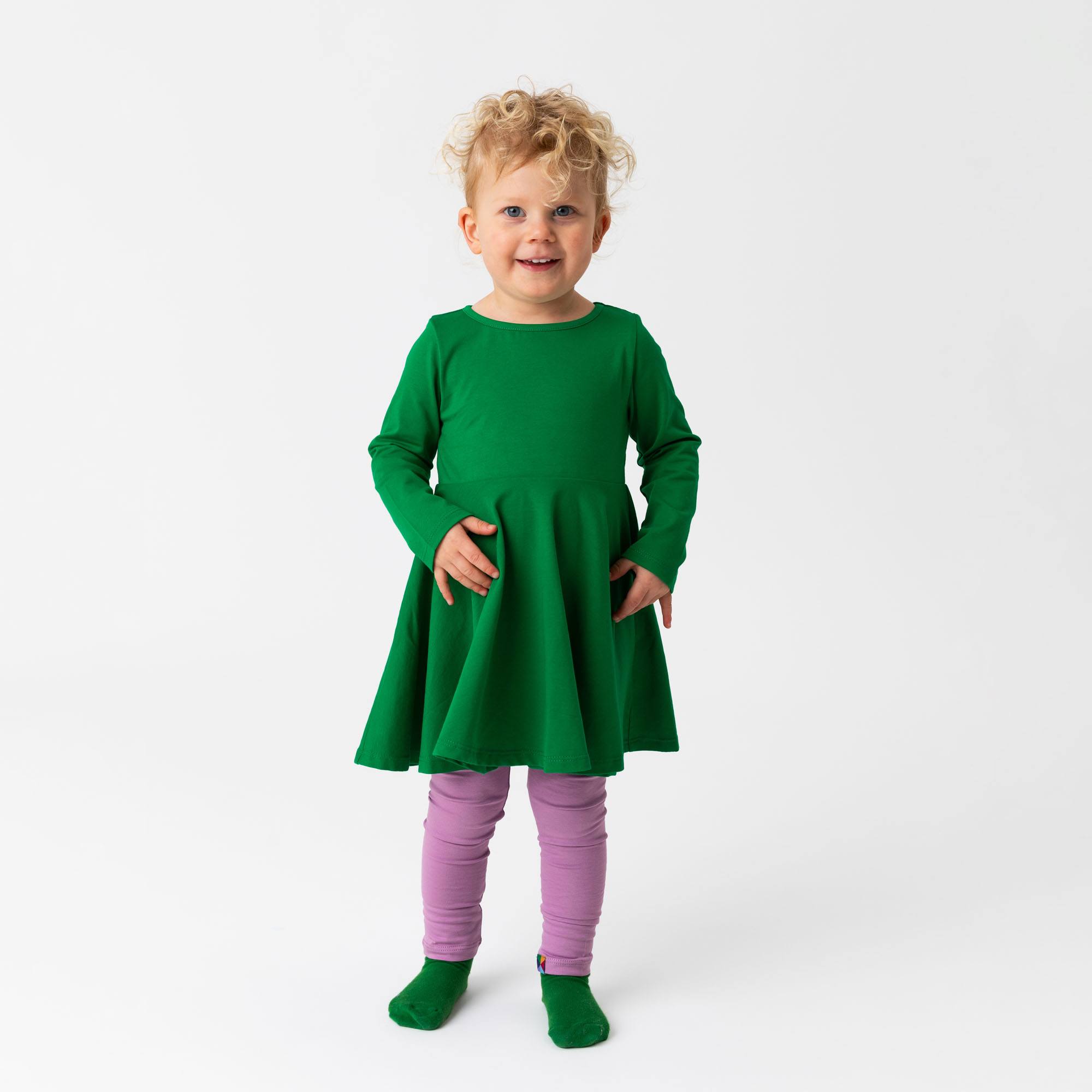 Jasnofioletowe legginsy