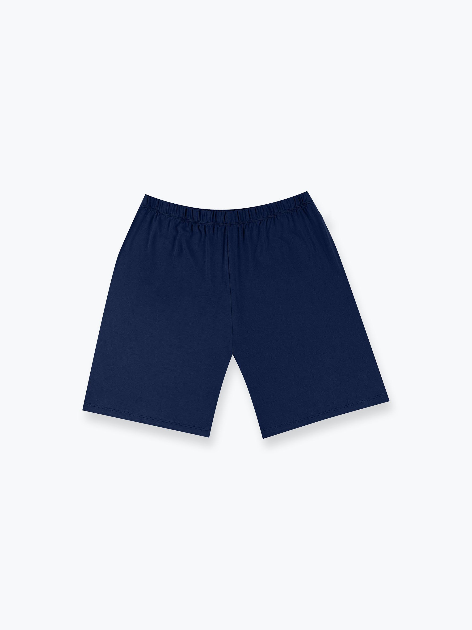 Navy blue pajama shorts Men
