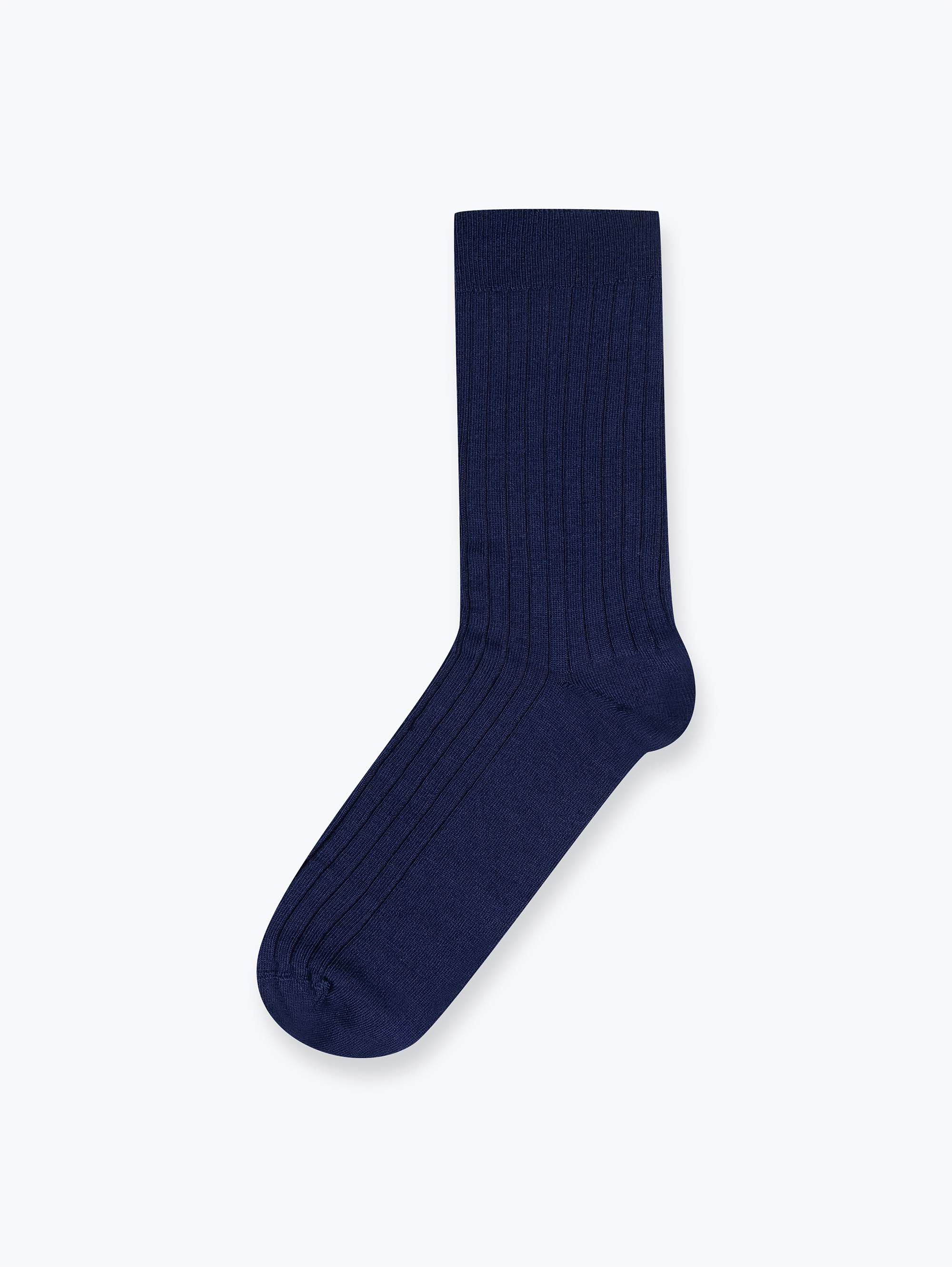Granatowy zestaw skarpet z wełny merino 3-pack