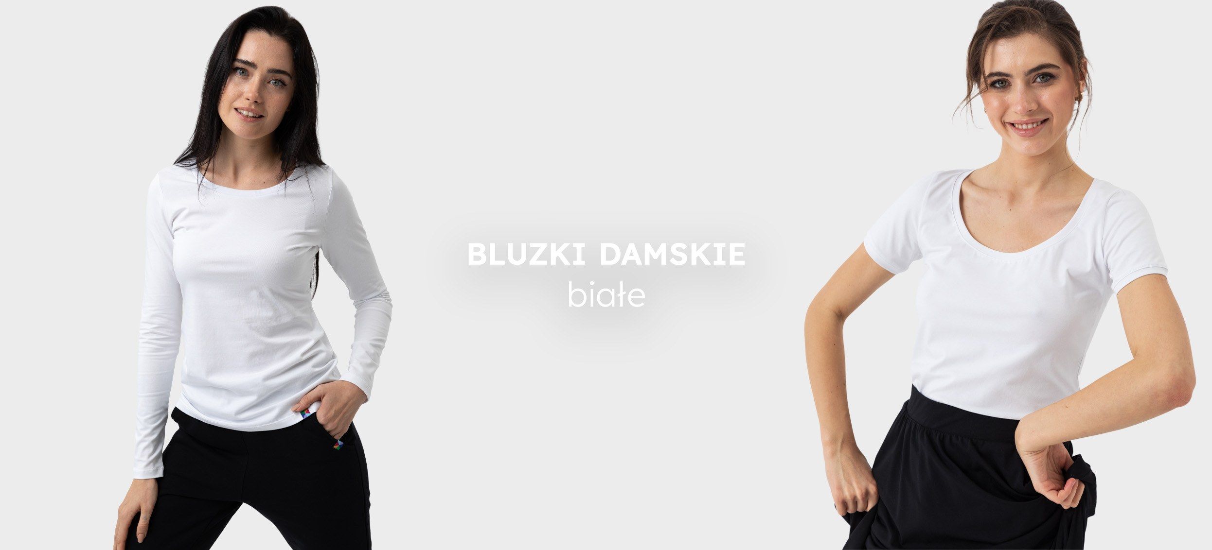 biała bluzka dla kobiet