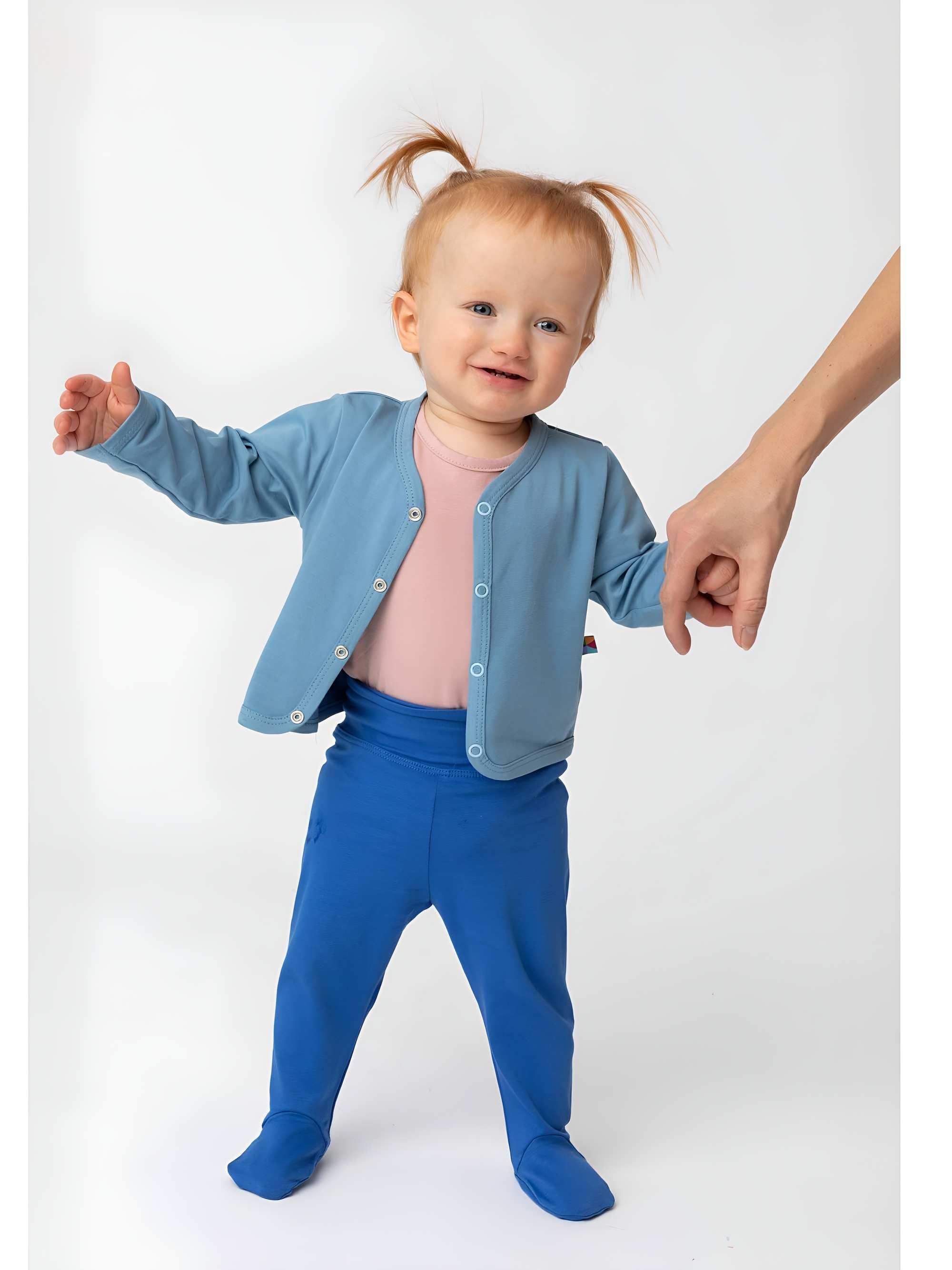 Blue jersey pants