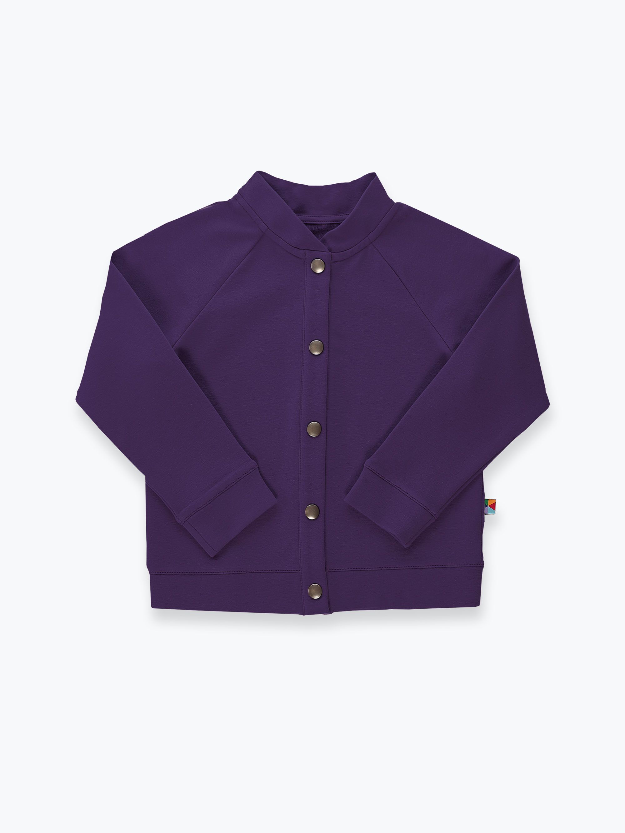 Fioletowa bluza bomber