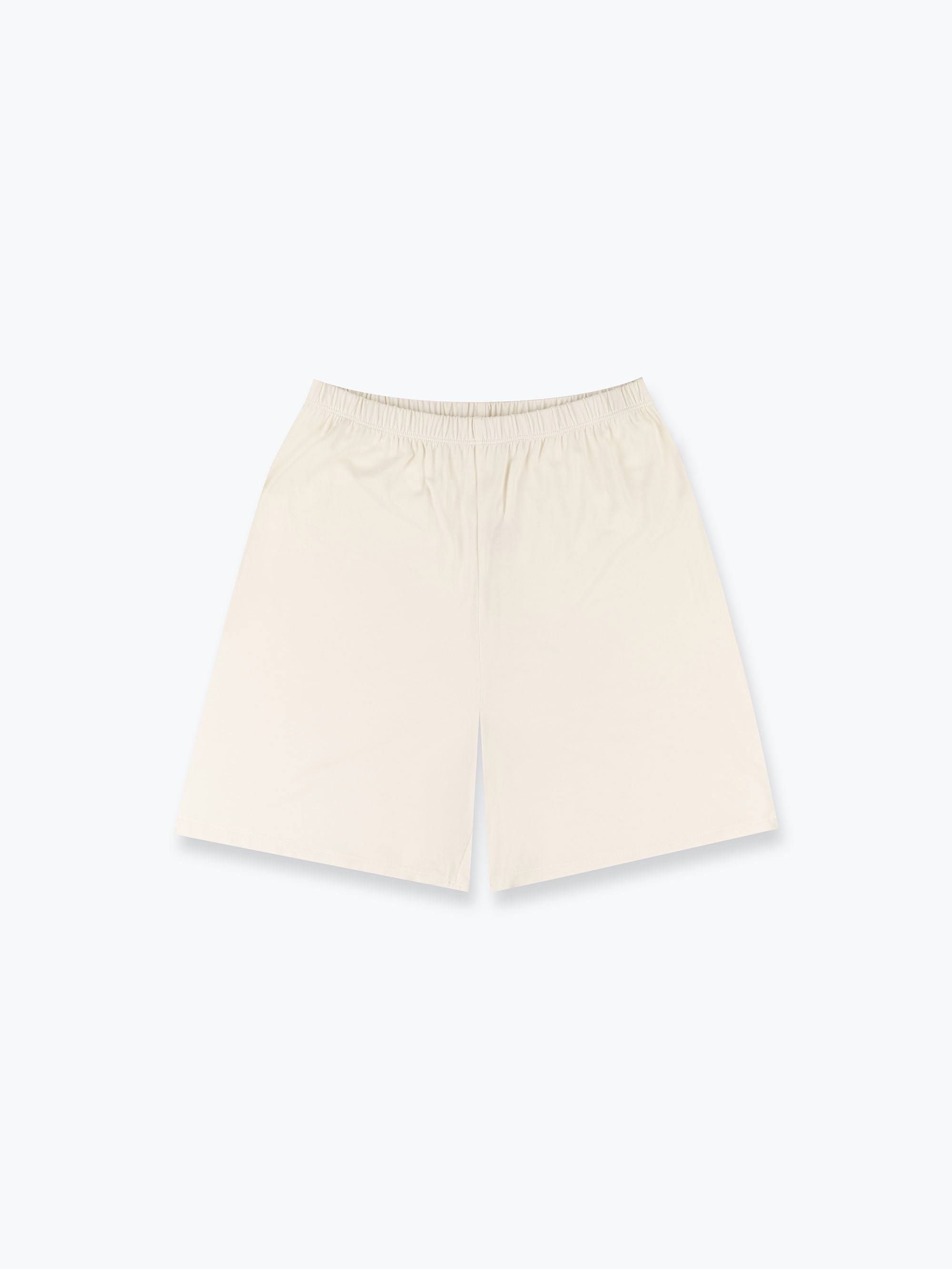 Ecru pajama shorts Women