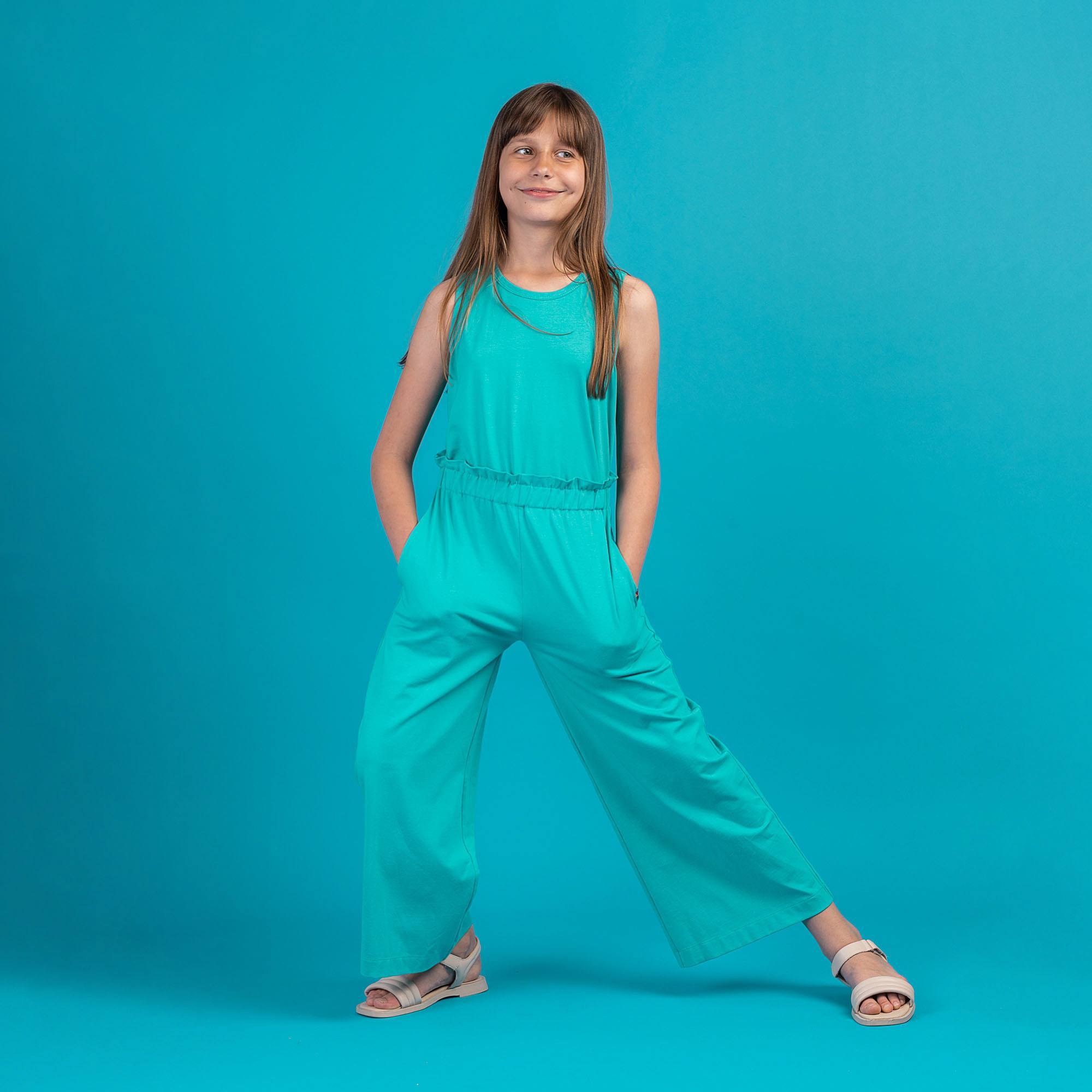 Turkusowe kuloty Junior