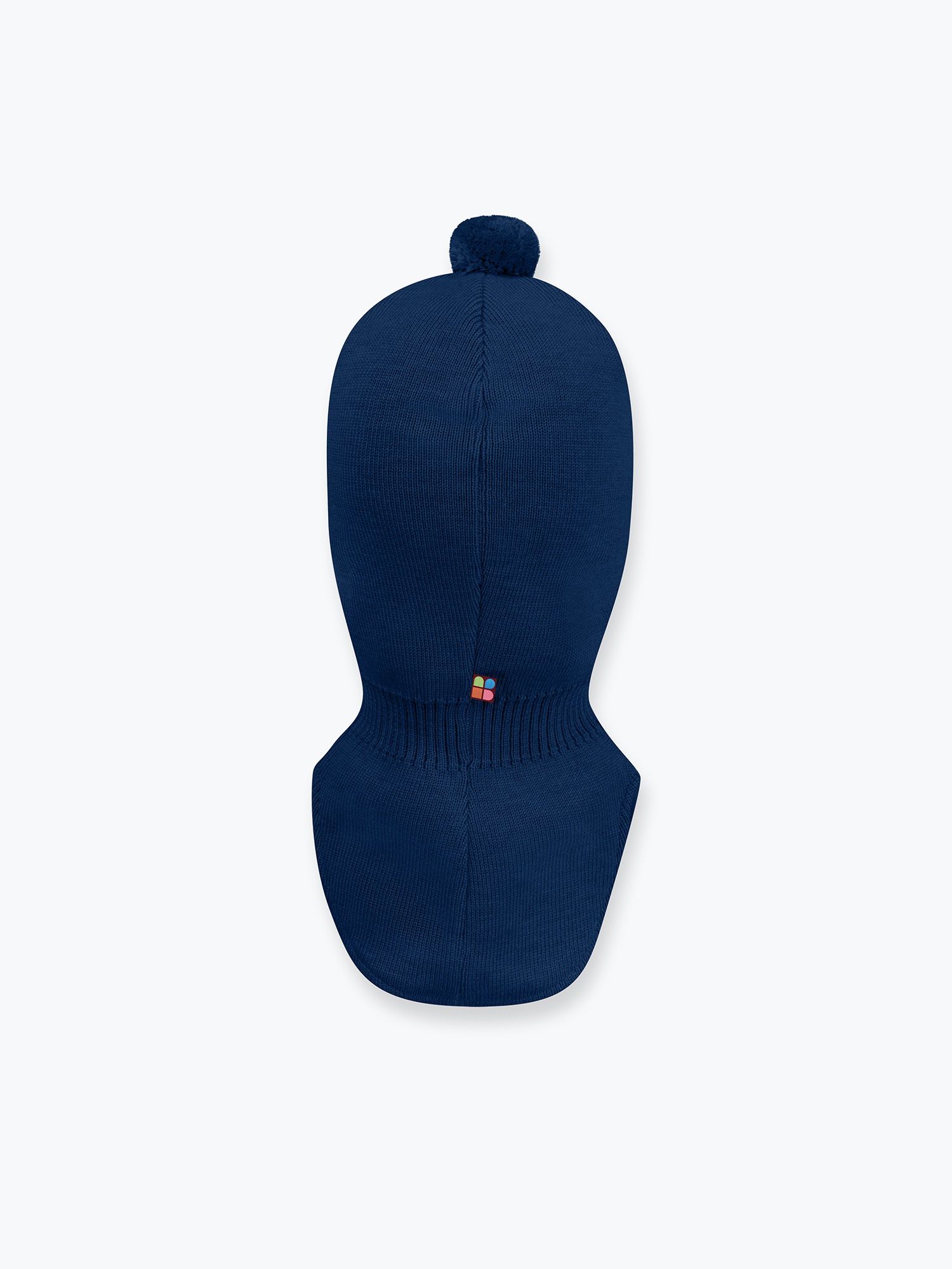 Navy blue merino wool balaclava Baby