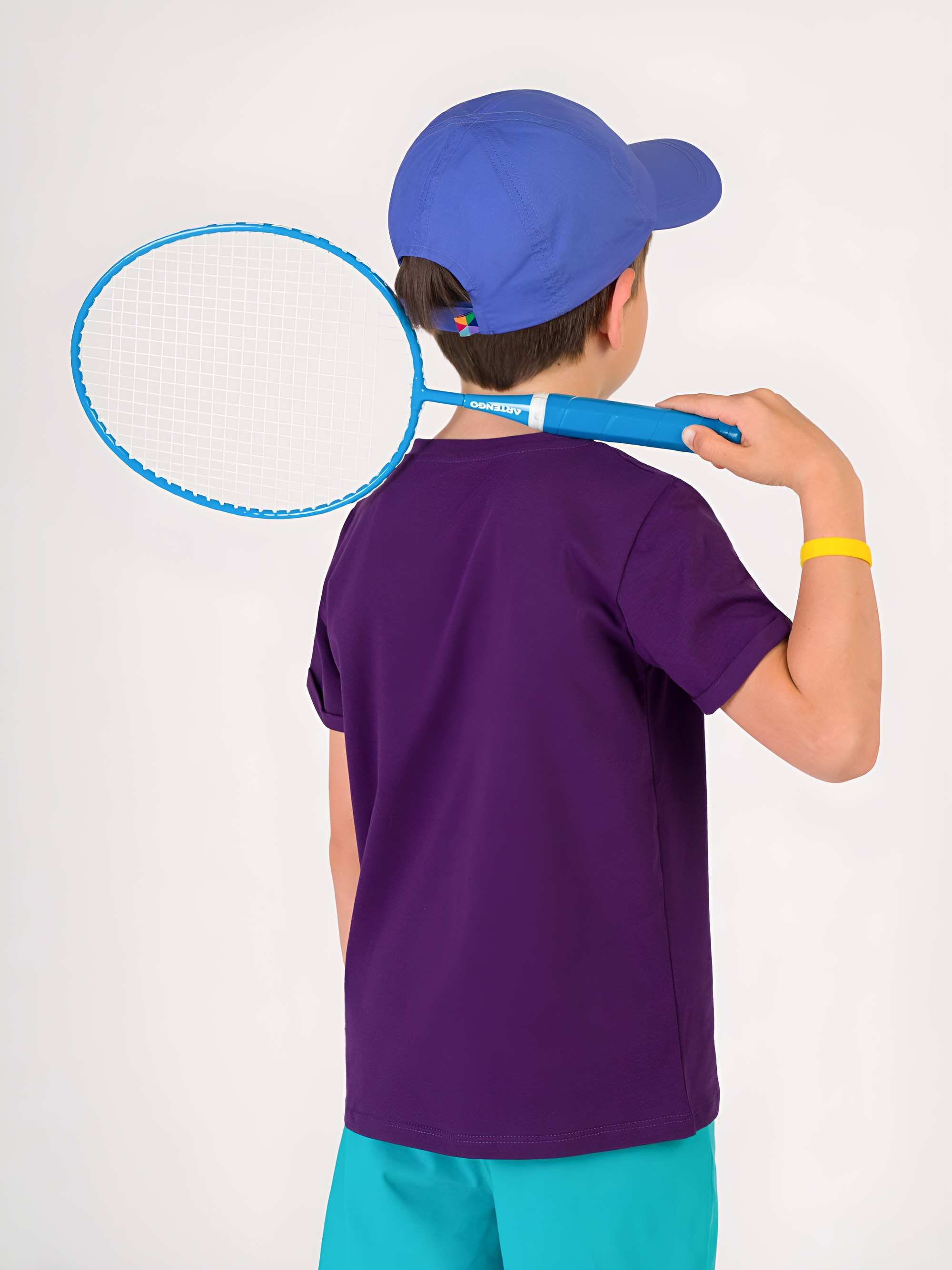 Fioletowy T-shirt