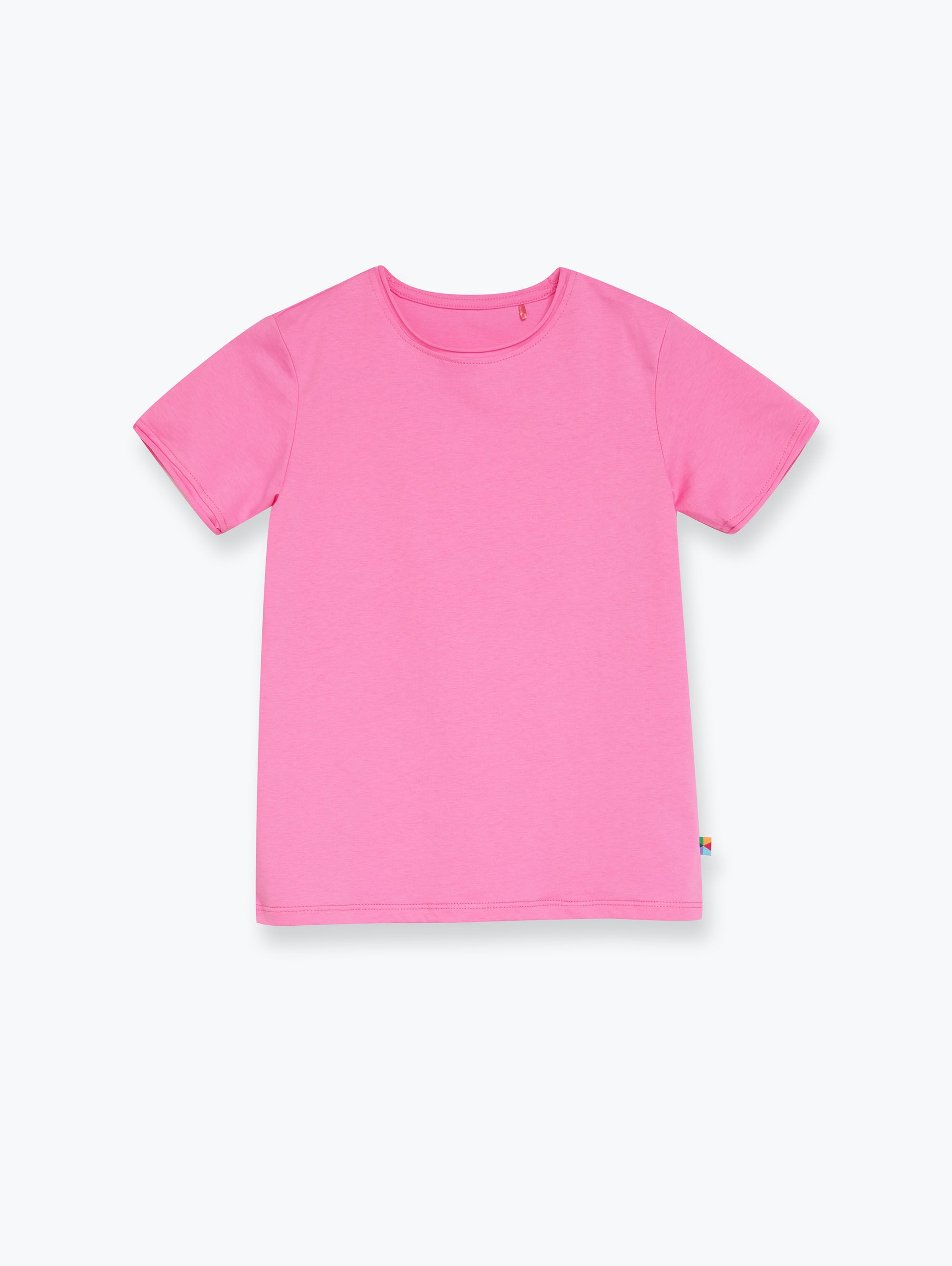 Pasteloworóżowy T-shirt z cienkiej dzianiny Junior