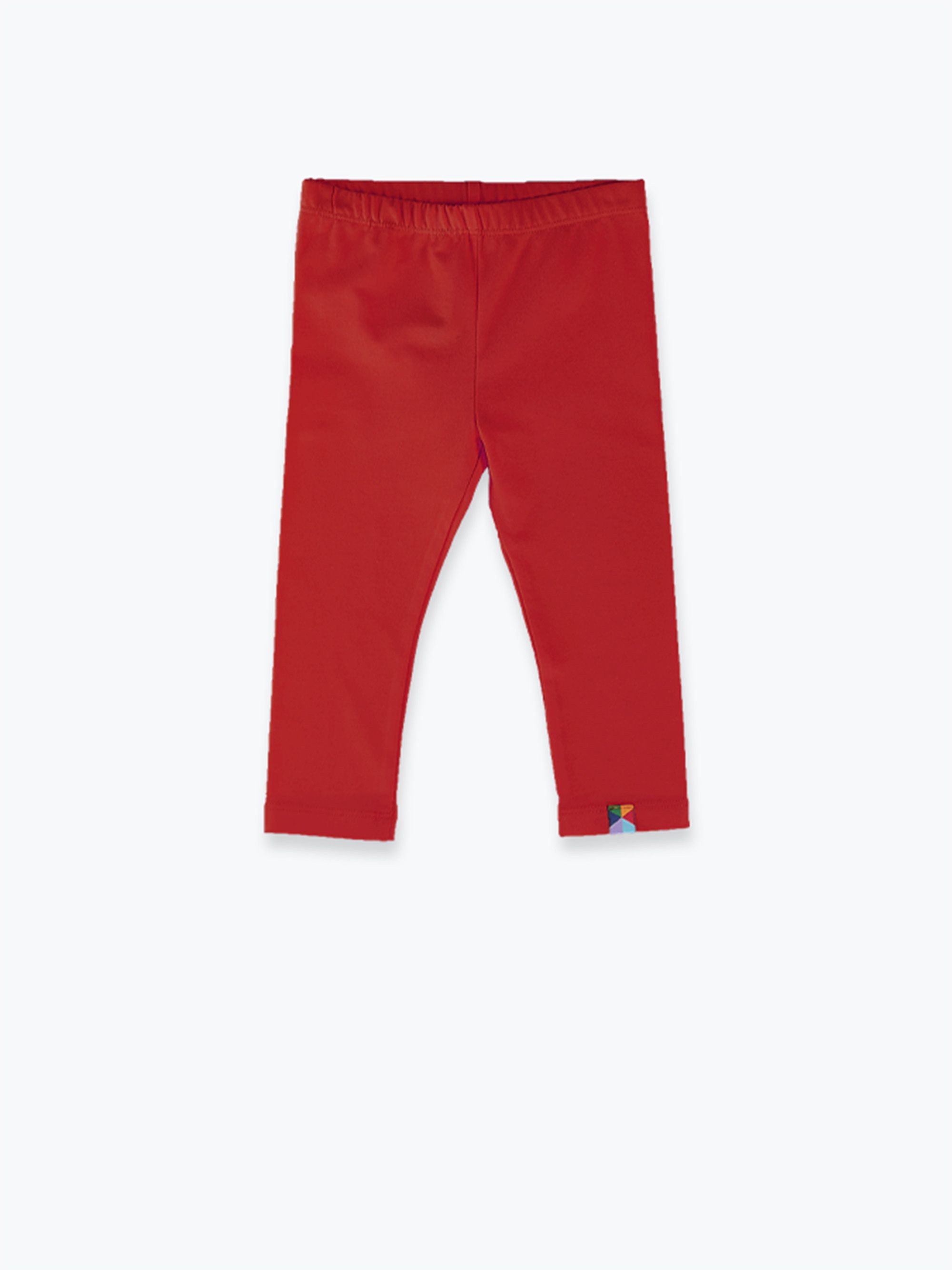 Czerwone legginsy 3/4