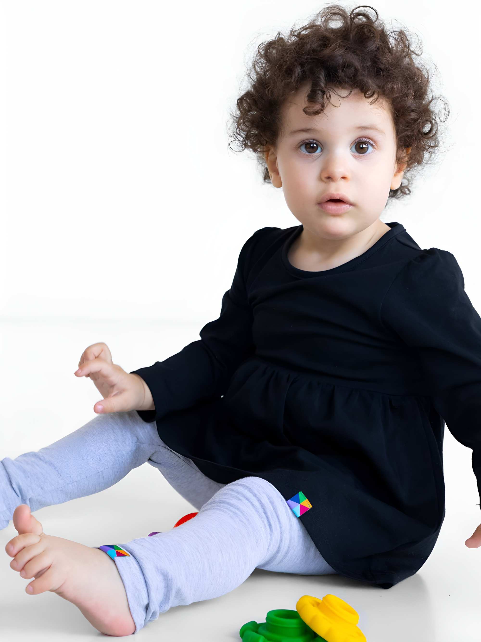 Szare legginsy