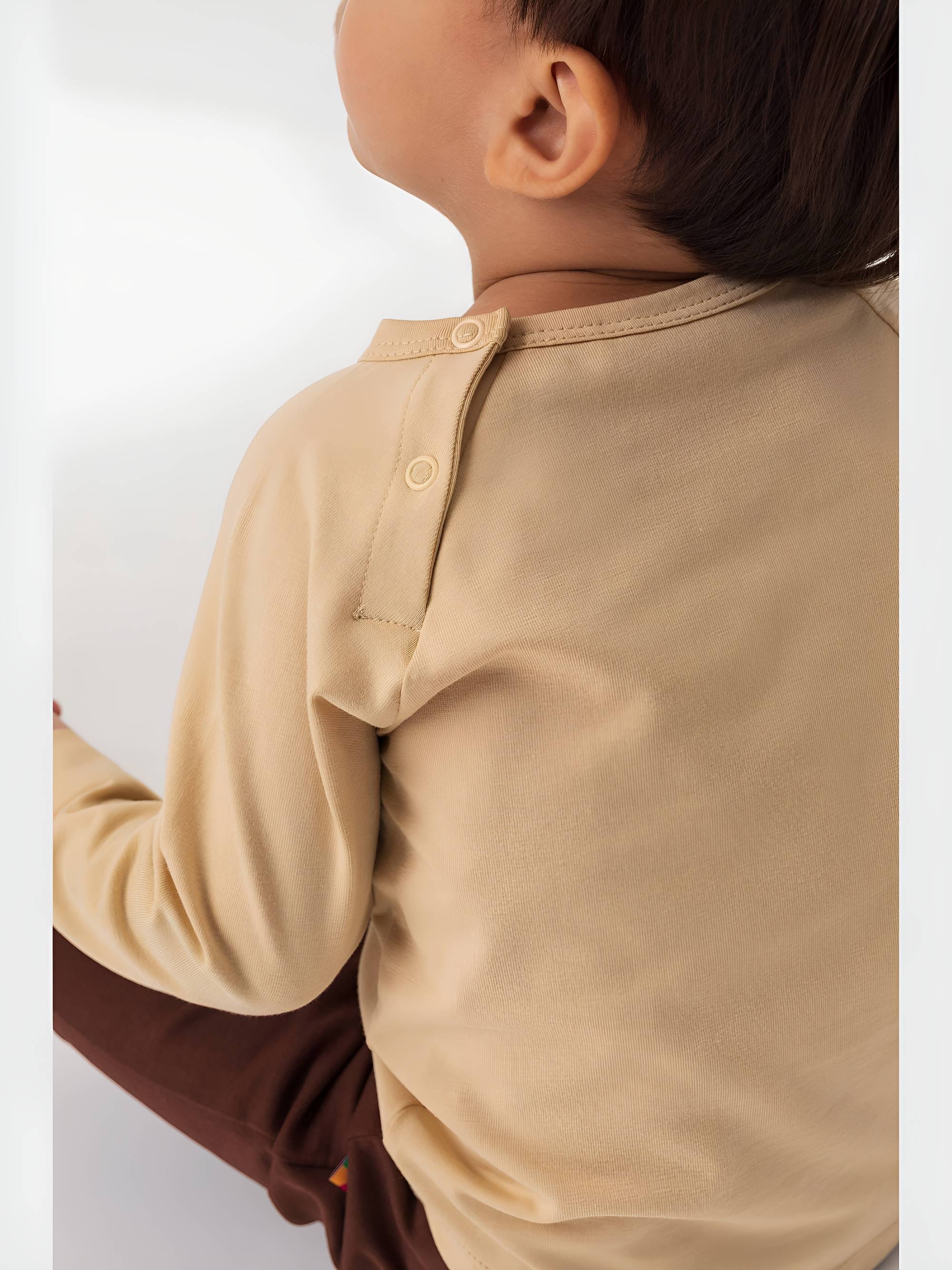 Beige longe sleeve shirt Baby