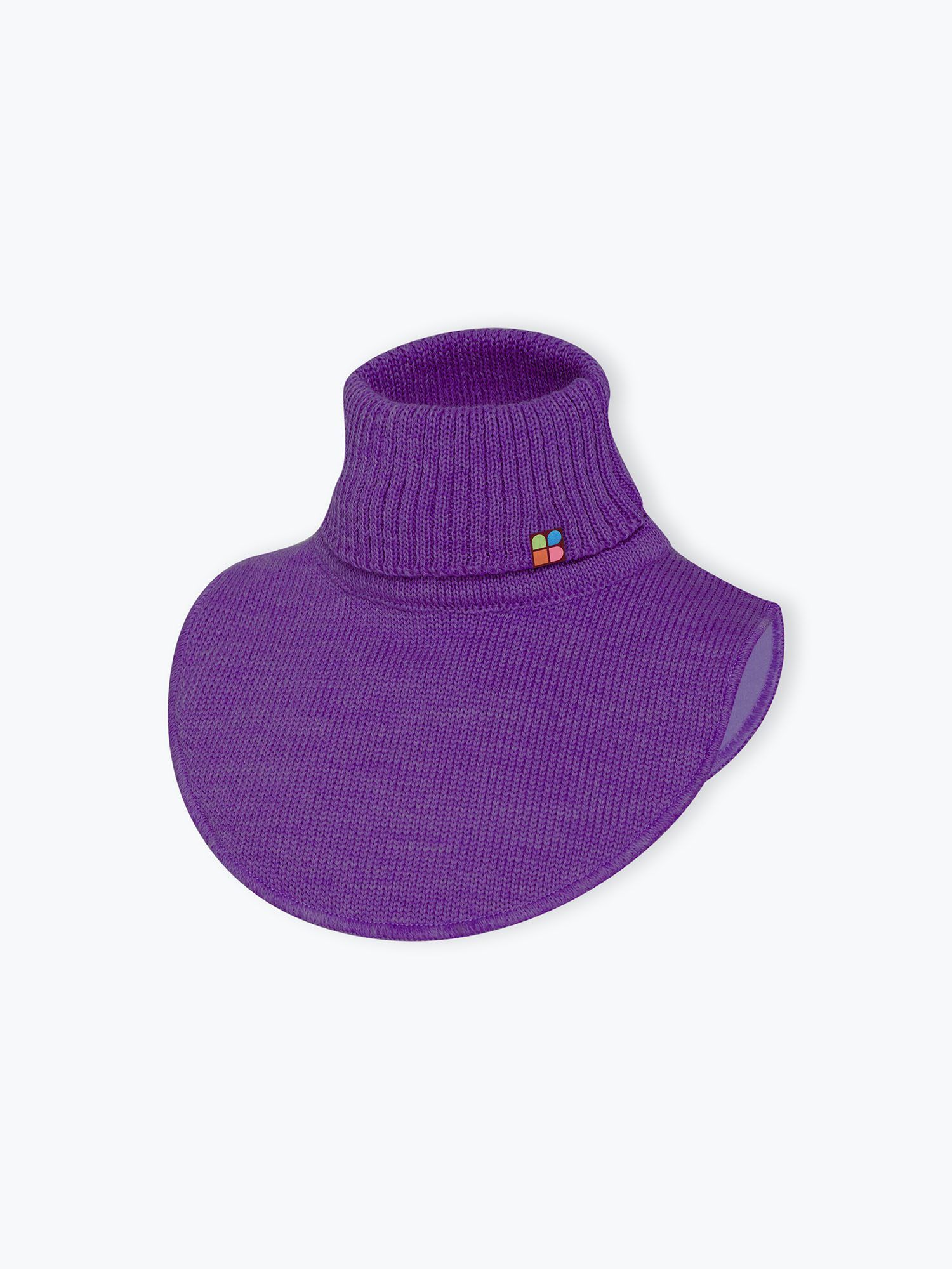 Violet merino wool neck warmer kids