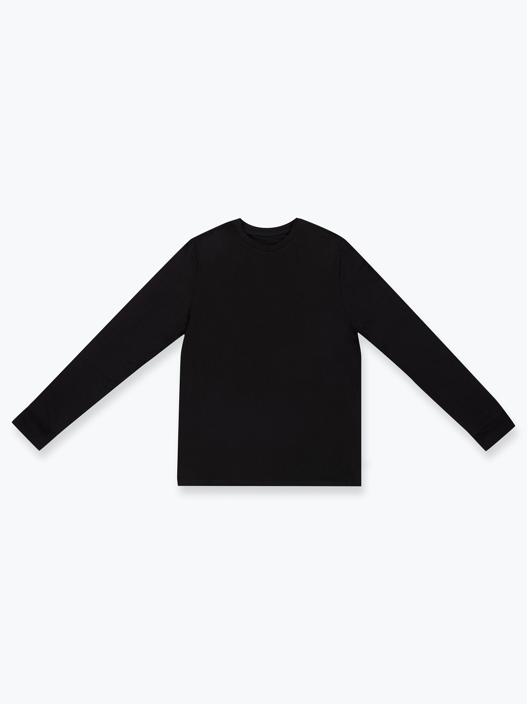 Black long sleeve pajama top Men