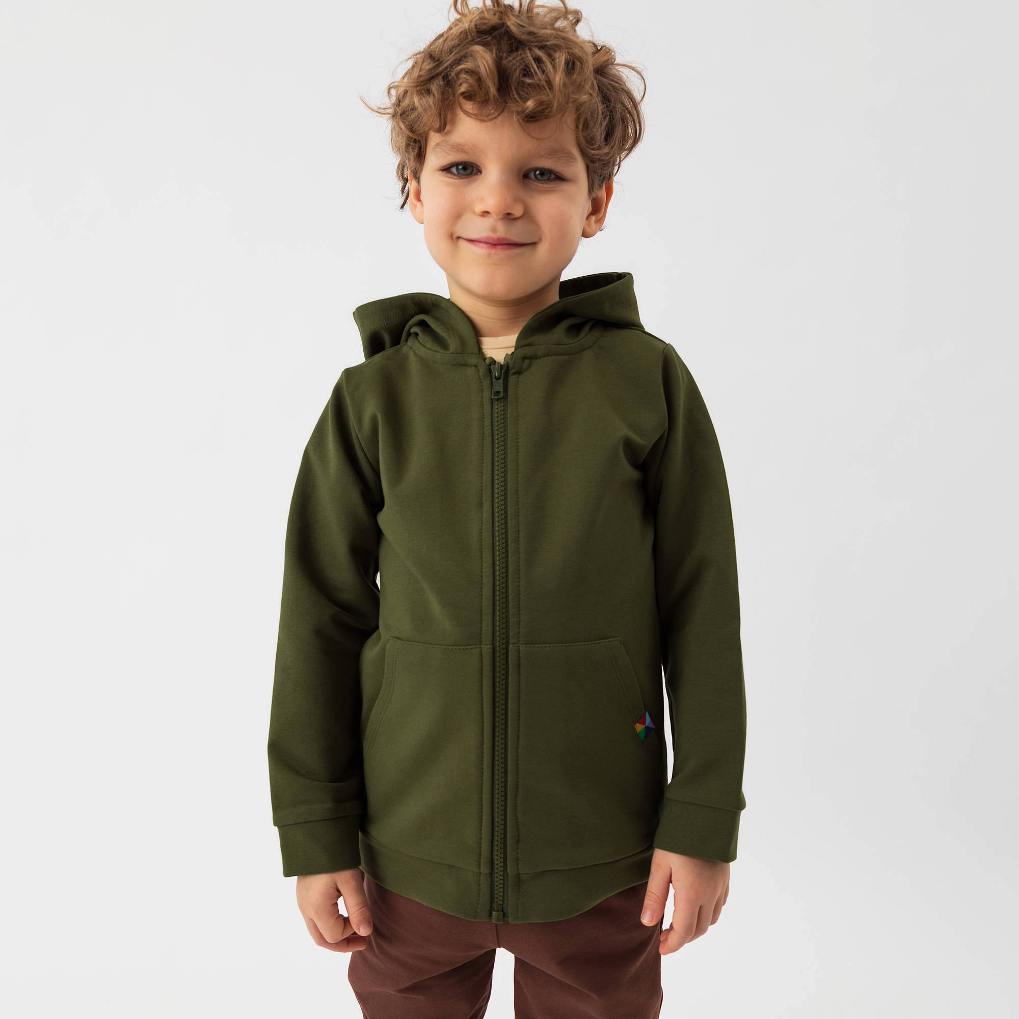 Khaki bluza z kapturem