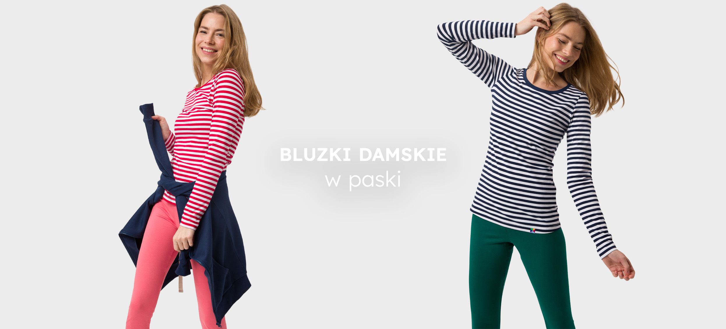 bluzki paski damskie