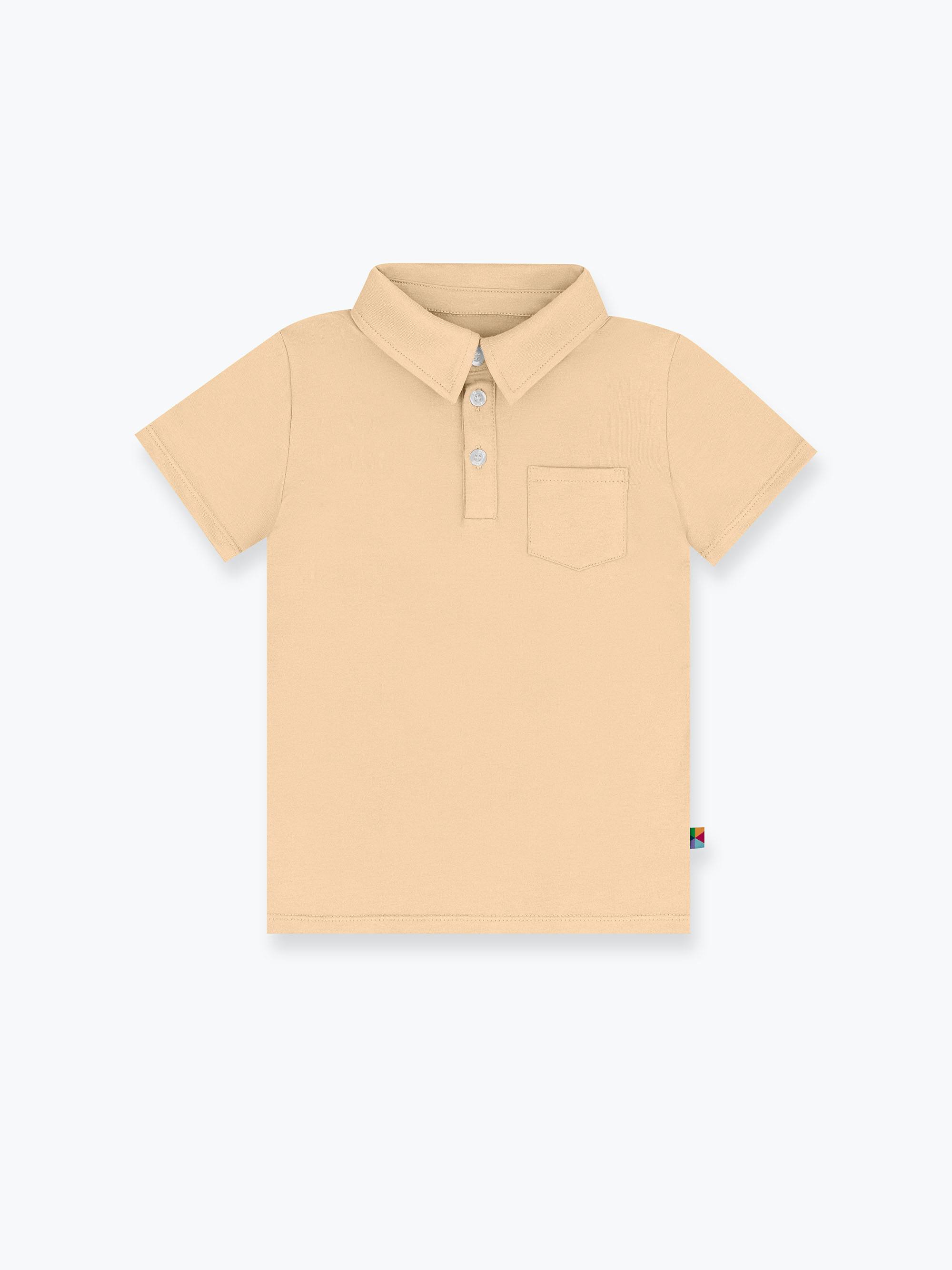 Beżowa koszulka polo