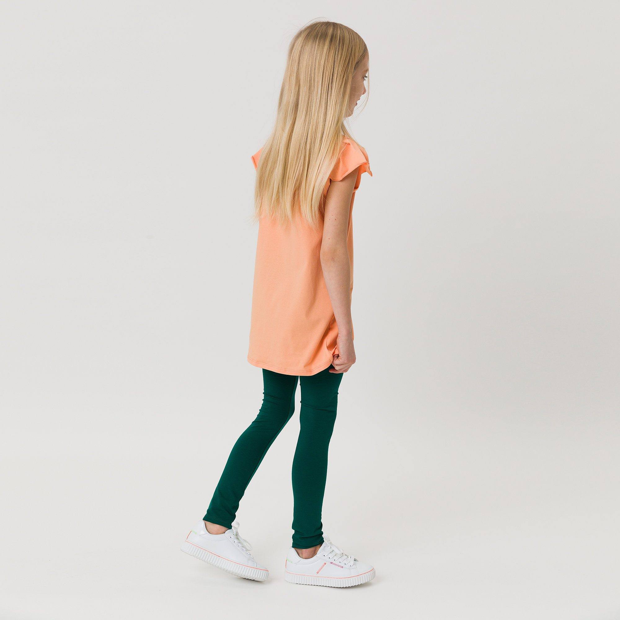 Butelkowozielone legginsy